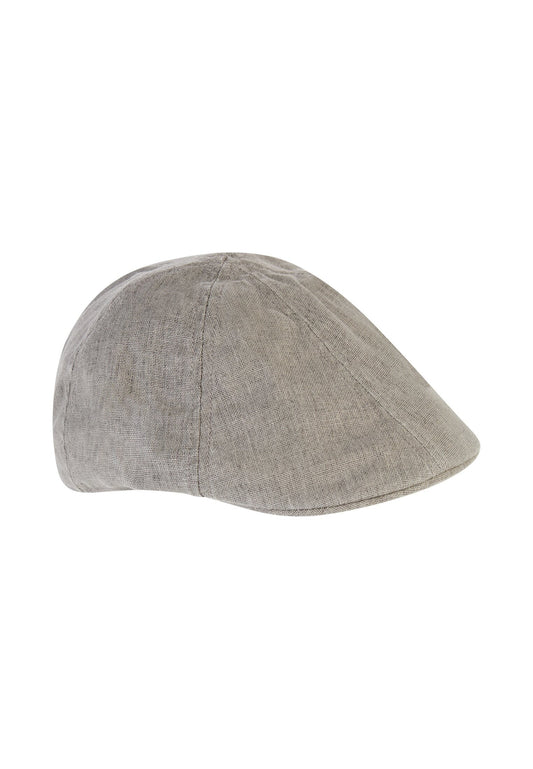 Flat Cap mit Gummizug (Stone Gray)