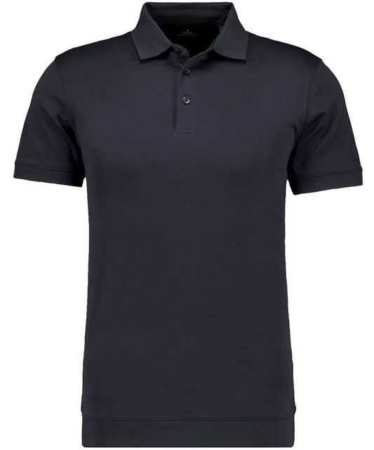 Pima-Polo mit Bund (Schwarz)