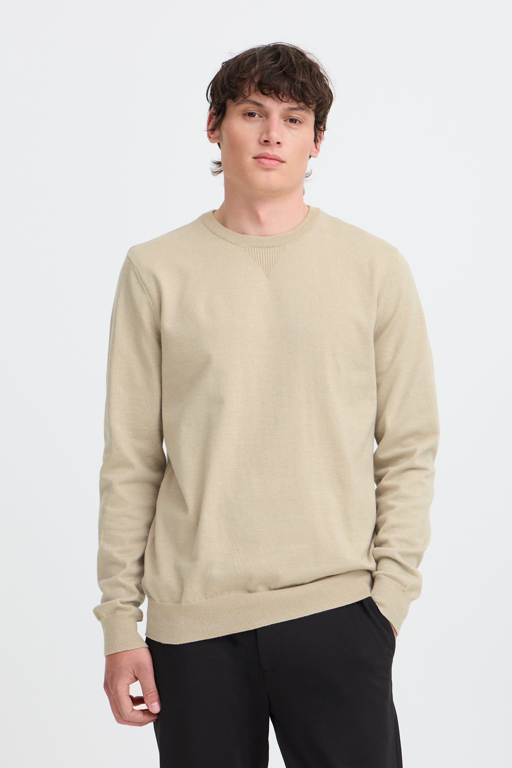 Bhbruton Crew Neck Knit Noos (Winter Twig)
