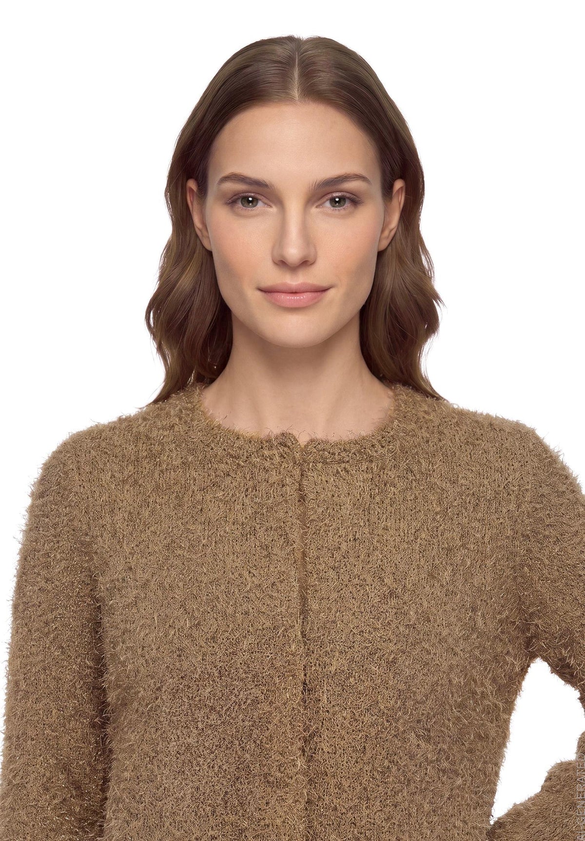 Strick-Cardigan (Light Hazelnut)