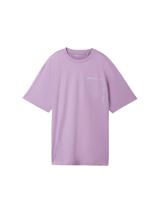 Relaxed T-Shirt mit Bio-Baumwolle (Blurry Purple)