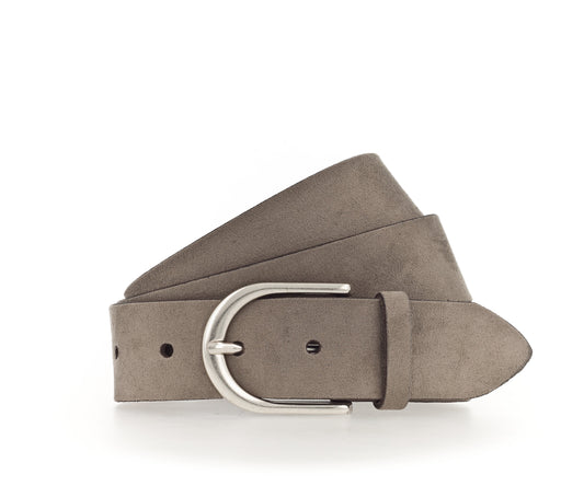 35 mm Veloursgürtel (Taupe)