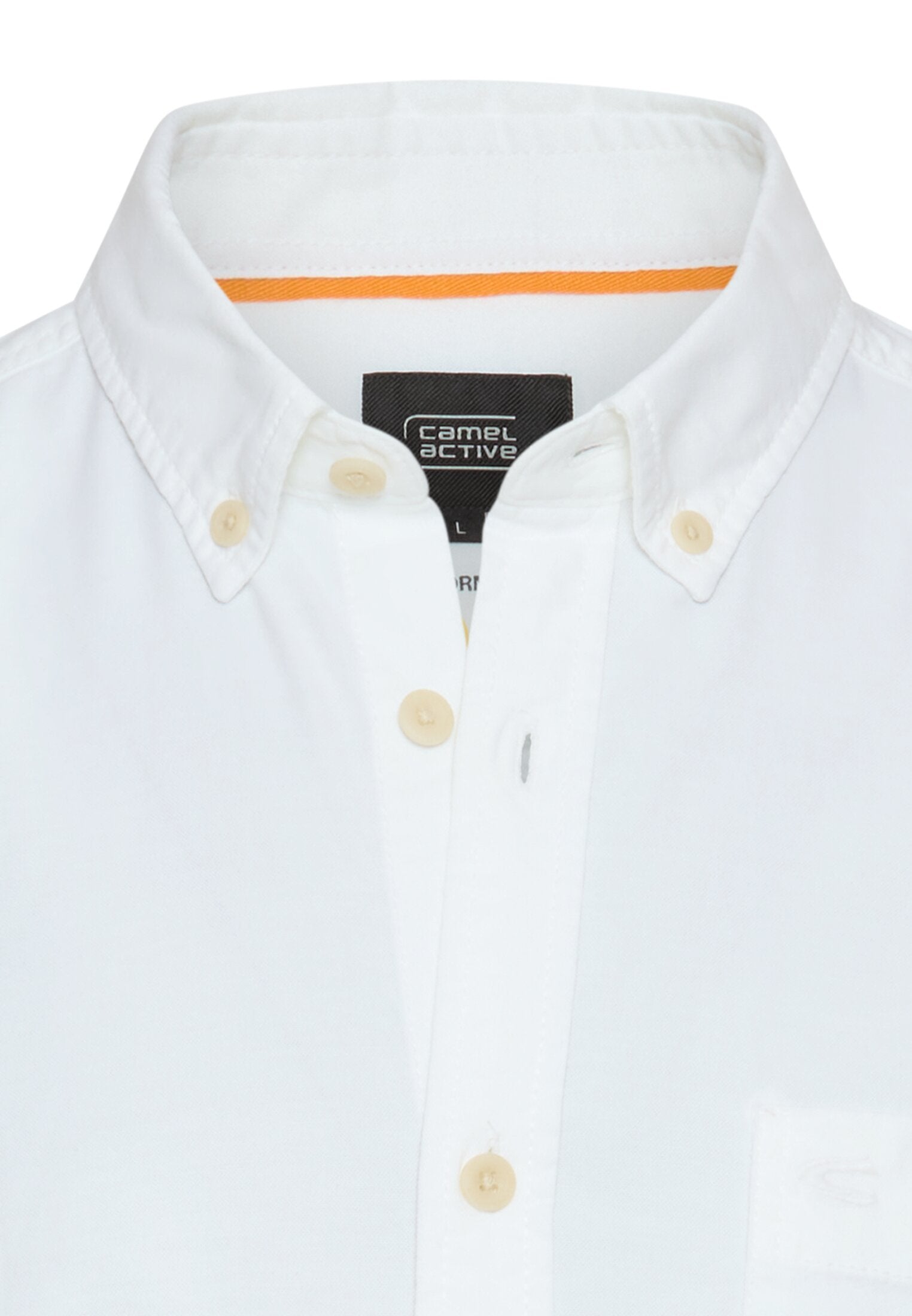 Oxford Hemd mit Button-Down-Kragen (White)