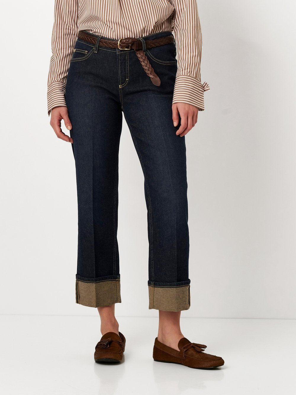 Ella Turn Up 7/8 (Rinsed Blue)