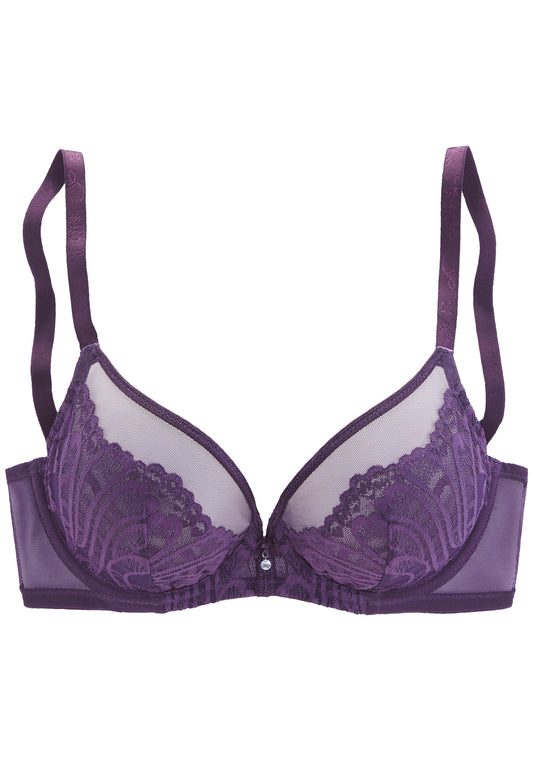 LASCANA wire bra (Plum)
