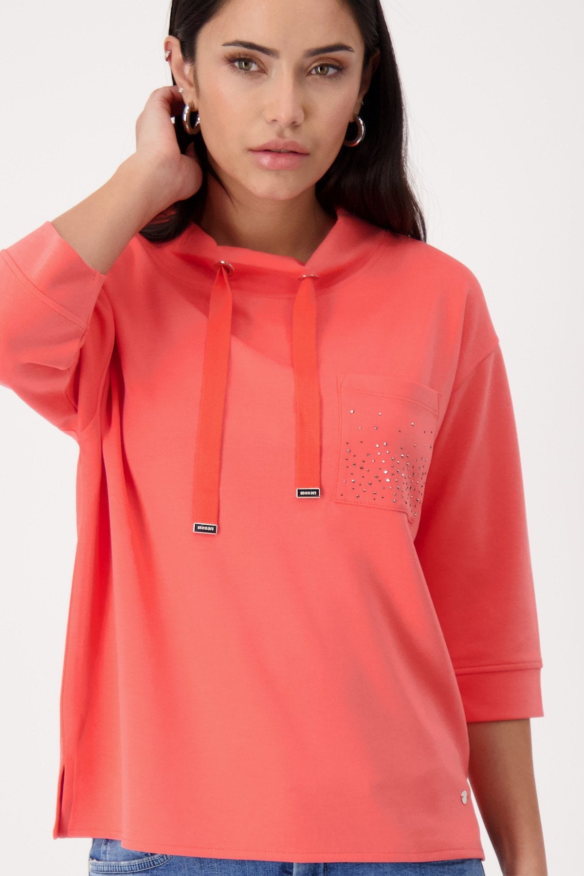 Sweatshirt (Bright Coral)