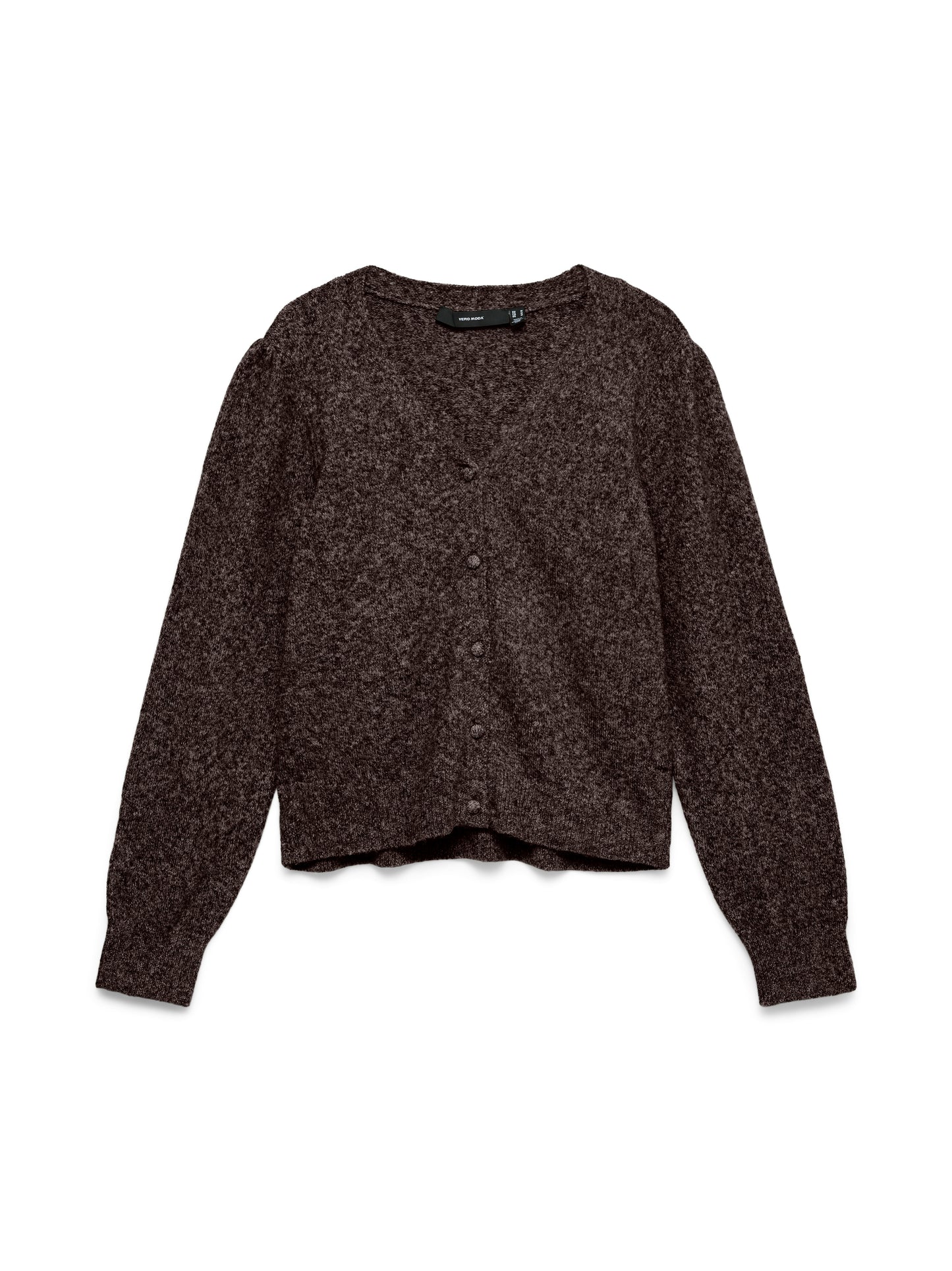 Vmdoffy Ls V-neck Cardigan Noos (Chocolate)