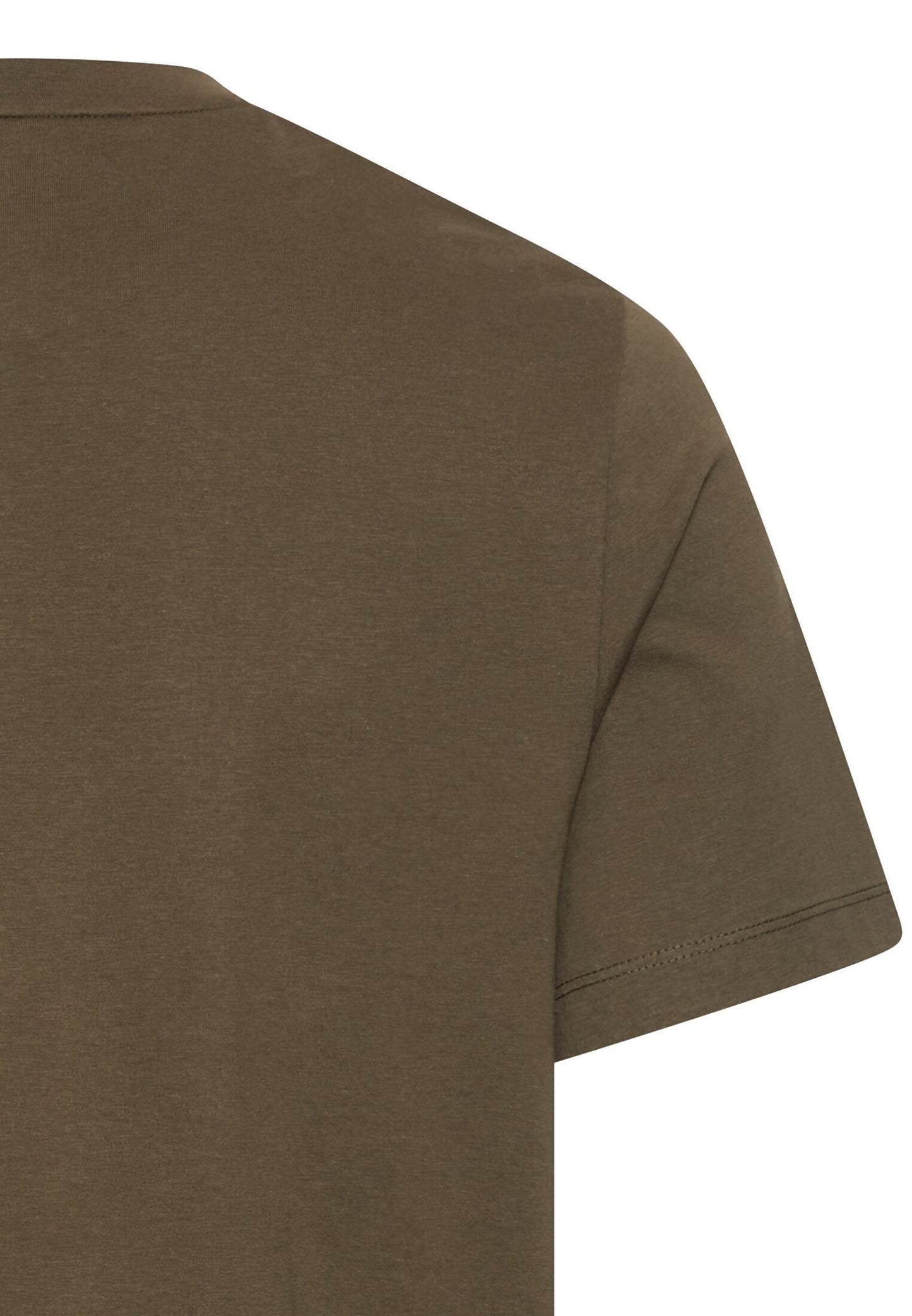 T-Shirt mit Logoprint aus organic Cotton (Dark Olive Green)