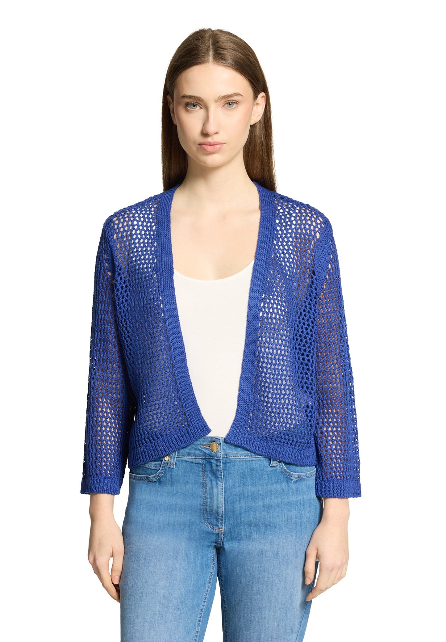 Grobstrickjacke (Electric Blue)