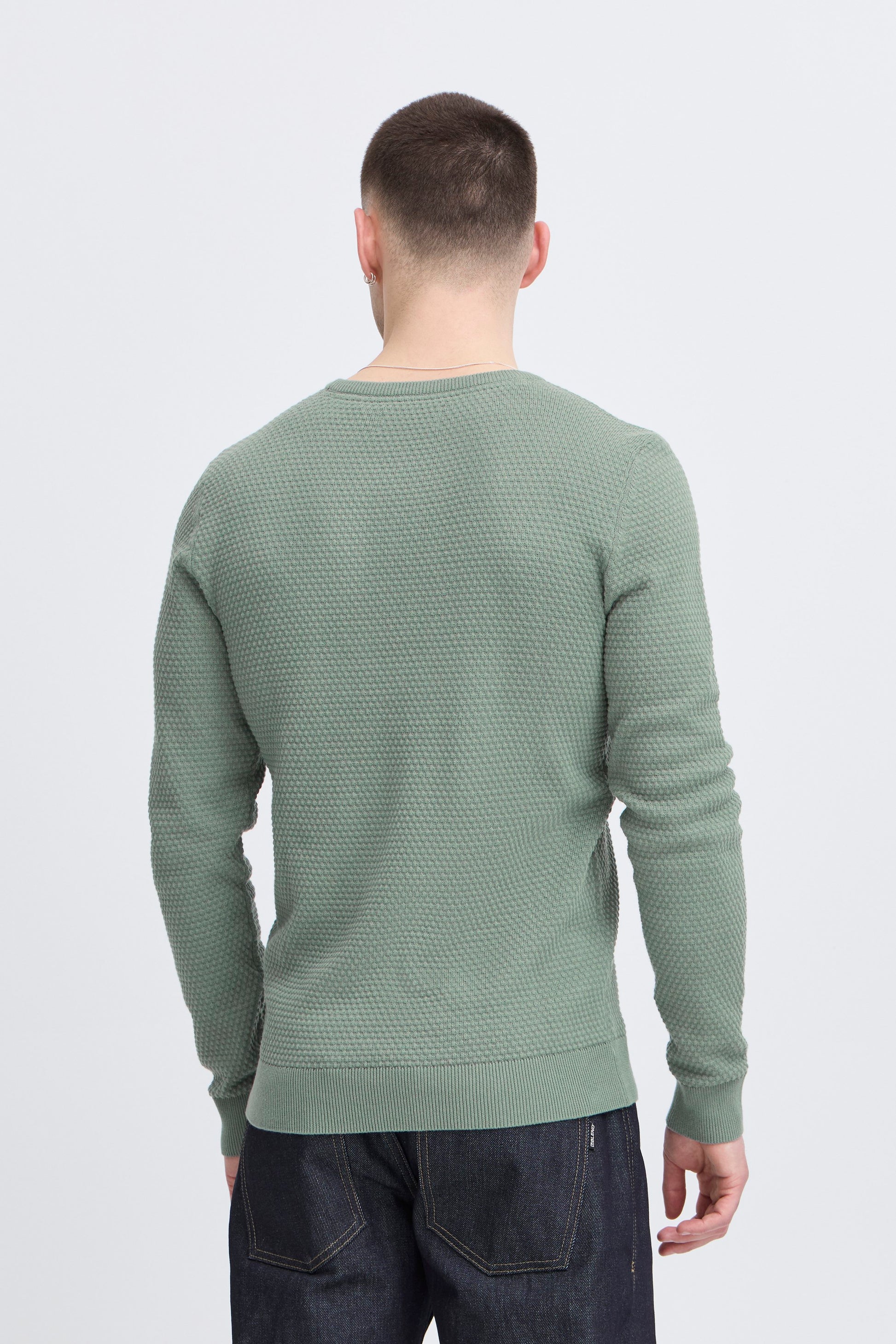 Bhredhill Crew Neck Knit Noos (Laurel Wreath)