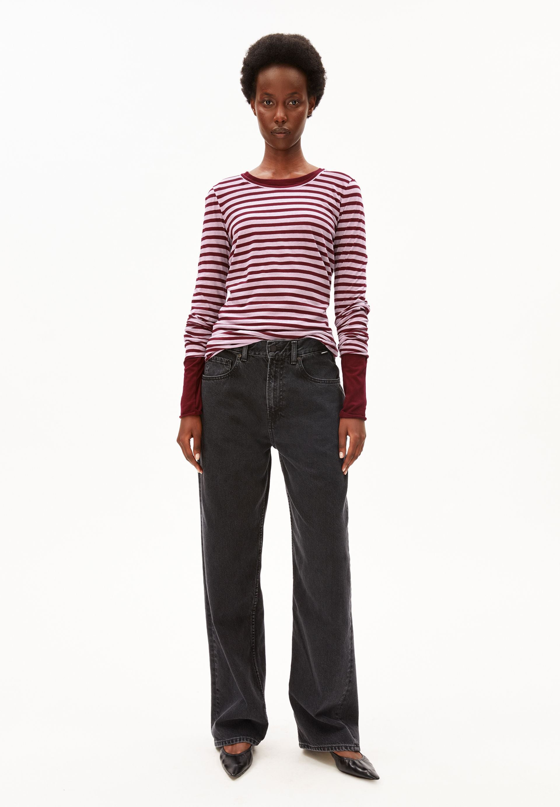 Einiaara Stripe Longsleeve (Moonlit Lilac-v)