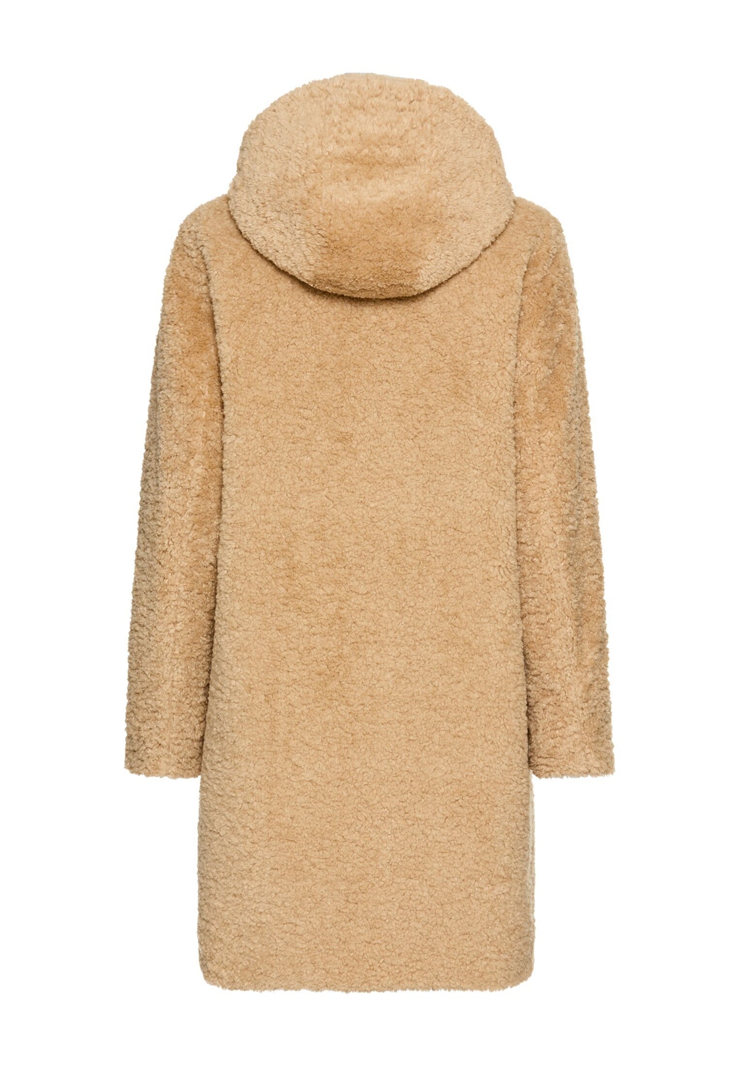 Teddy Mantel mit Kapuze (Cashmere)