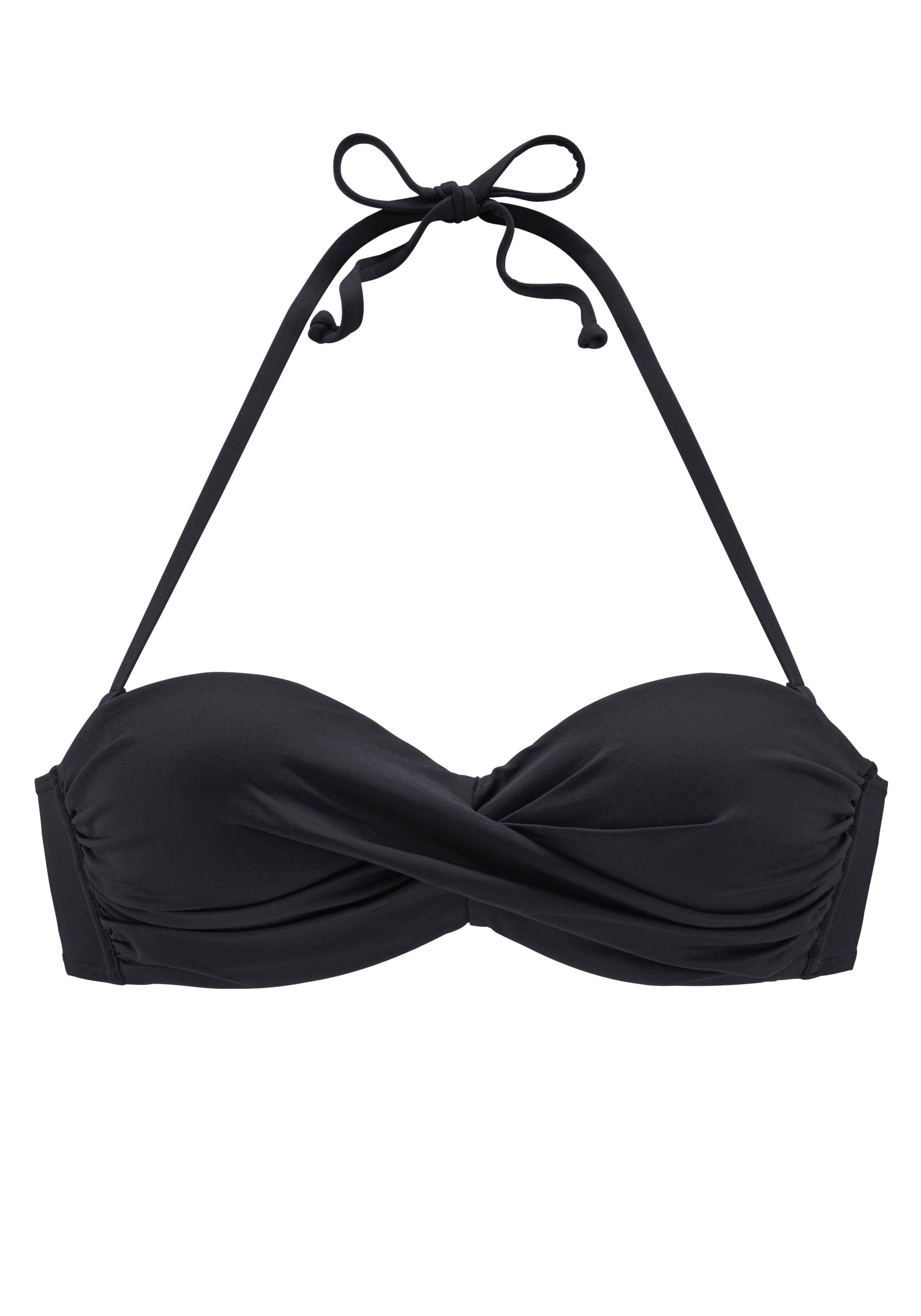 LASCANA Bügel-Bandeau-Top (Black)