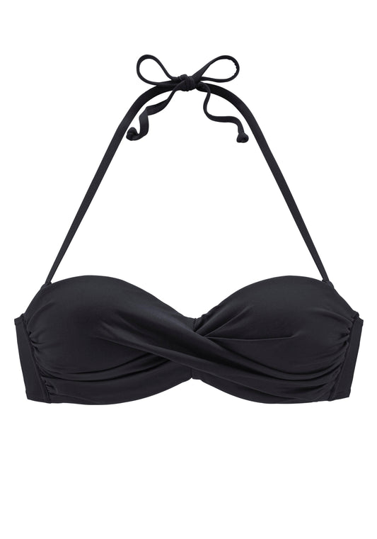 LASCANA Bügel-Bandeau-Top (Black)