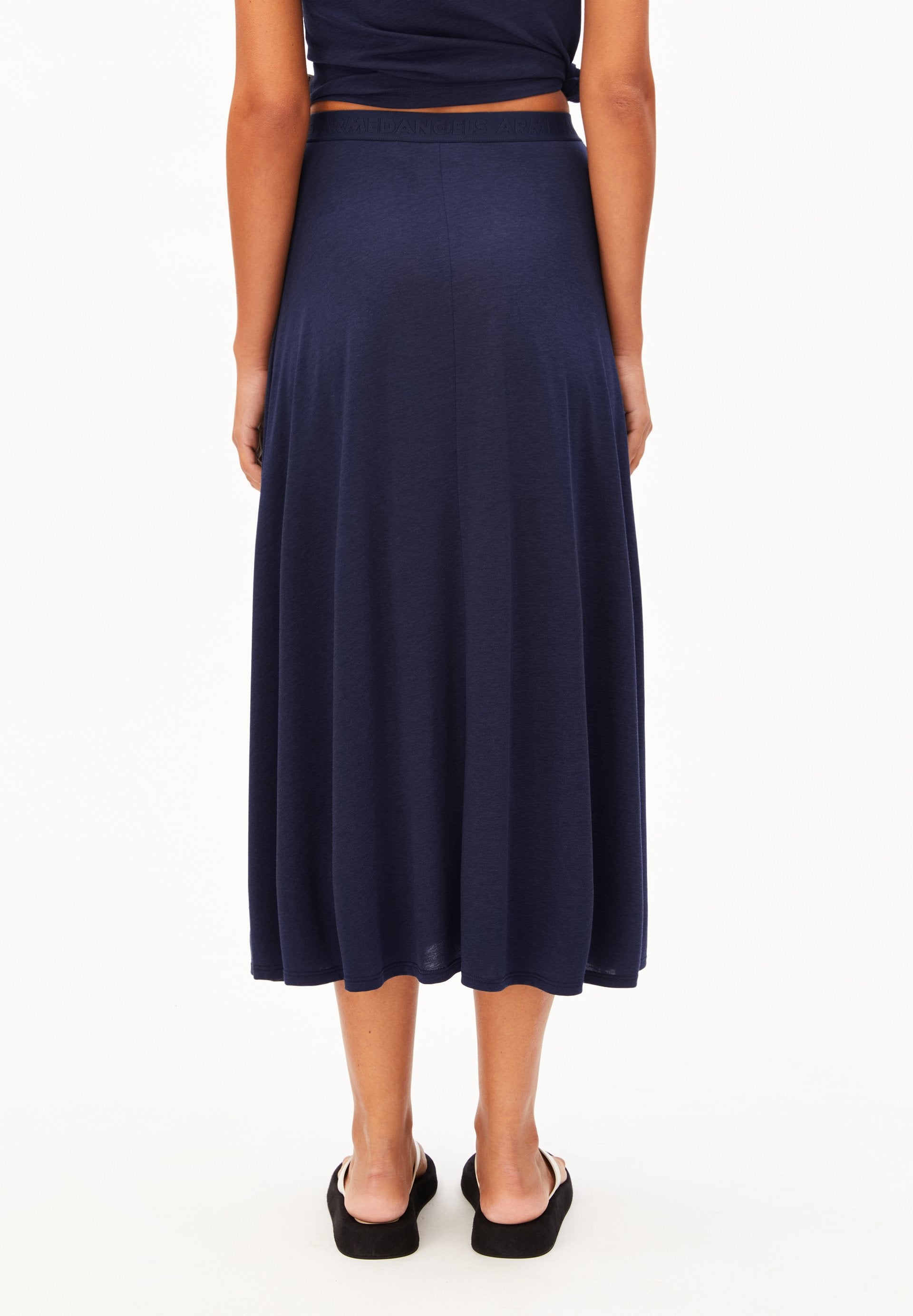 Ileniaa Laraa Midi Skirt (Tinted Navy)