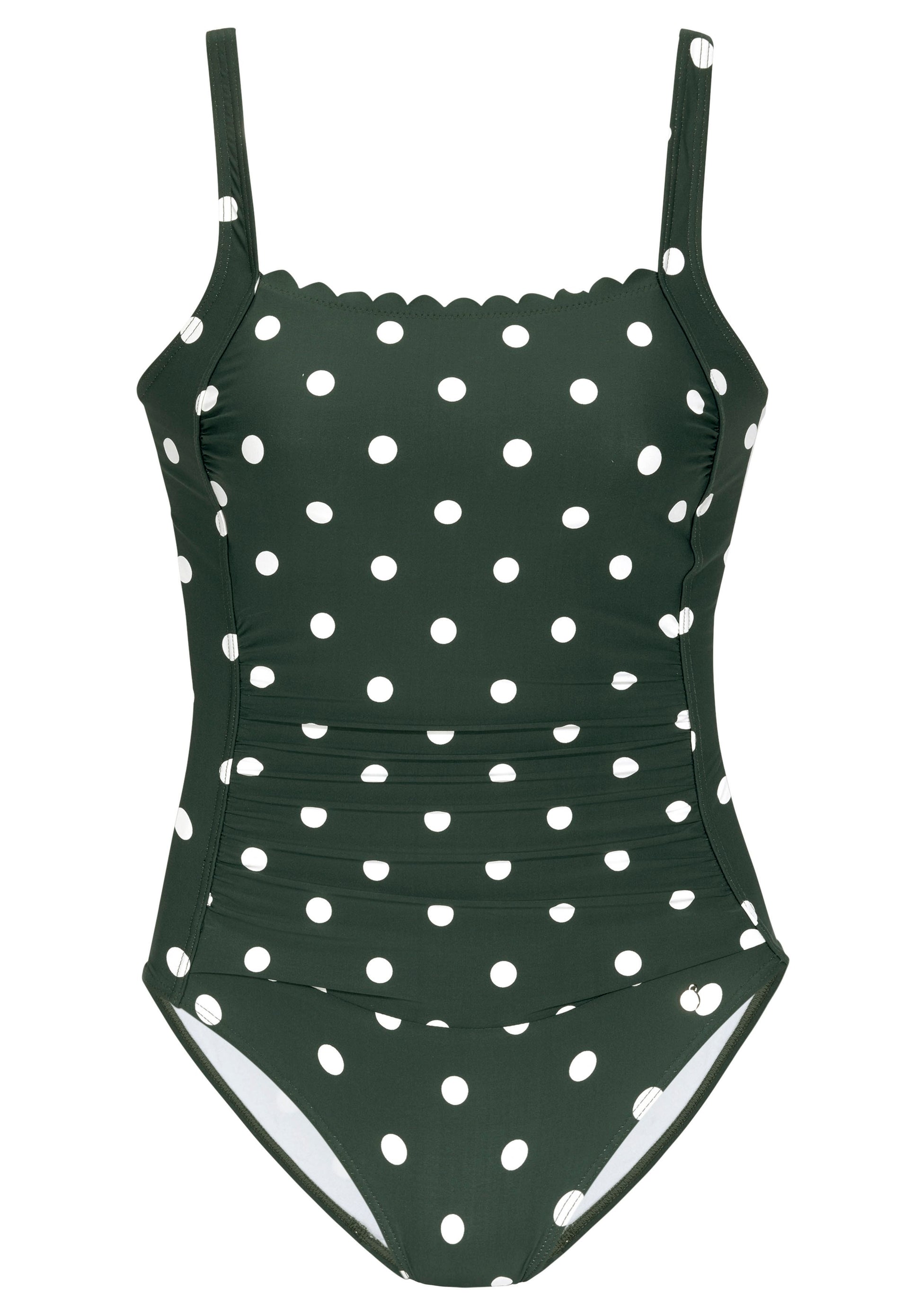 LASCANA Badeanzug (Dk Green-cre)
