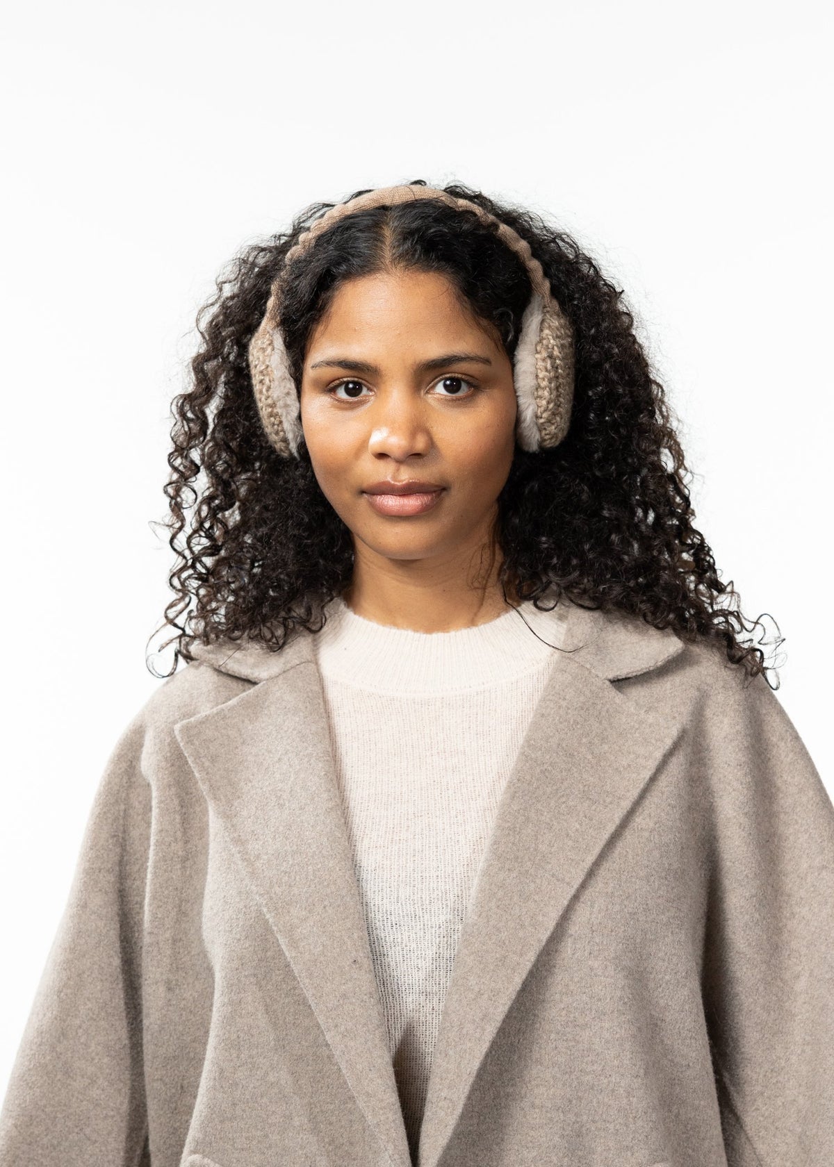 Shimma Earmuffs (Beige Light Brown)