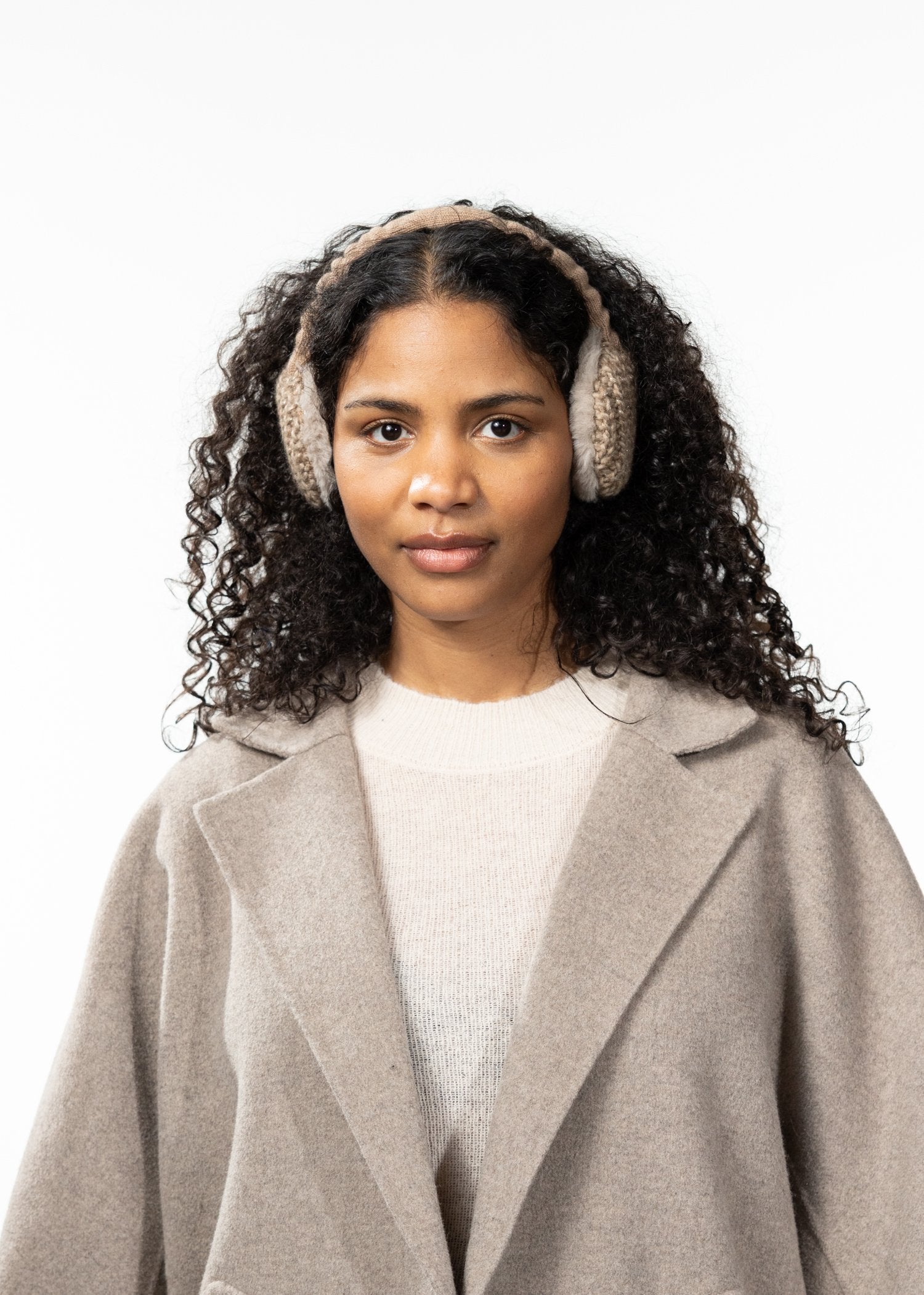 Shimma Earmuffs (Beige Light Brown)