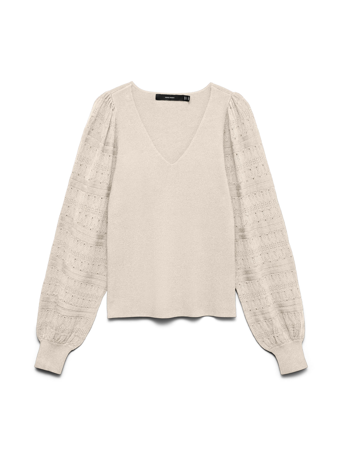 Vmnewlimone Ls V-neck Pullover Boo (Birch)