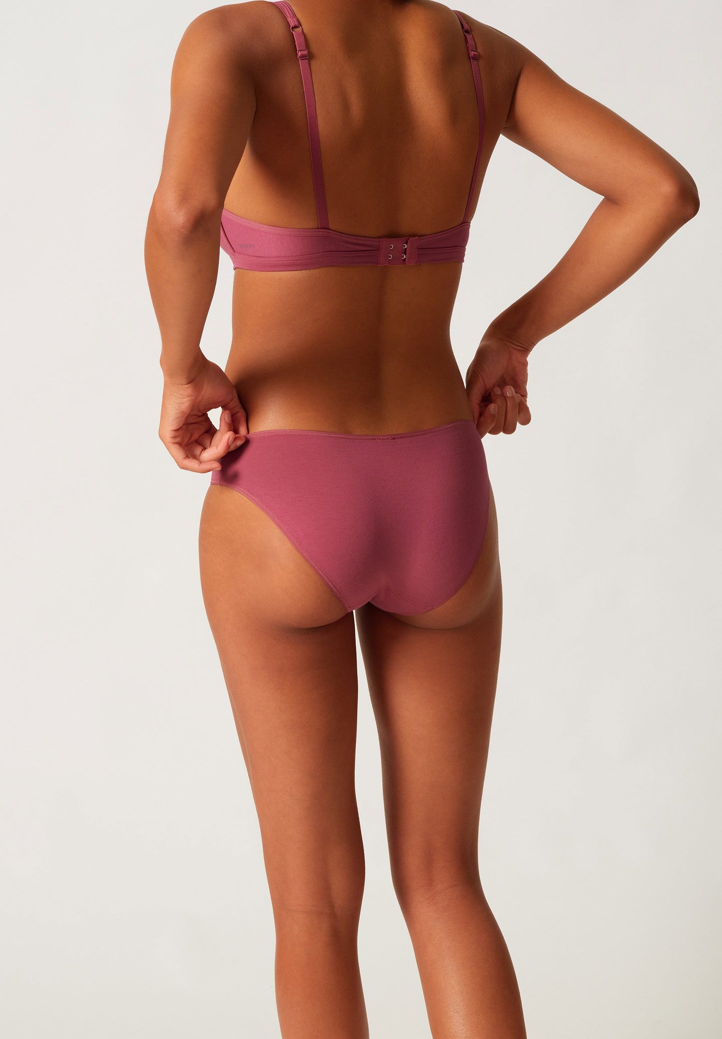 Skiny Damen Rio Slip Doppelpack SKINY ADVANTAGE Cotton Stretch (Rosewine Select)