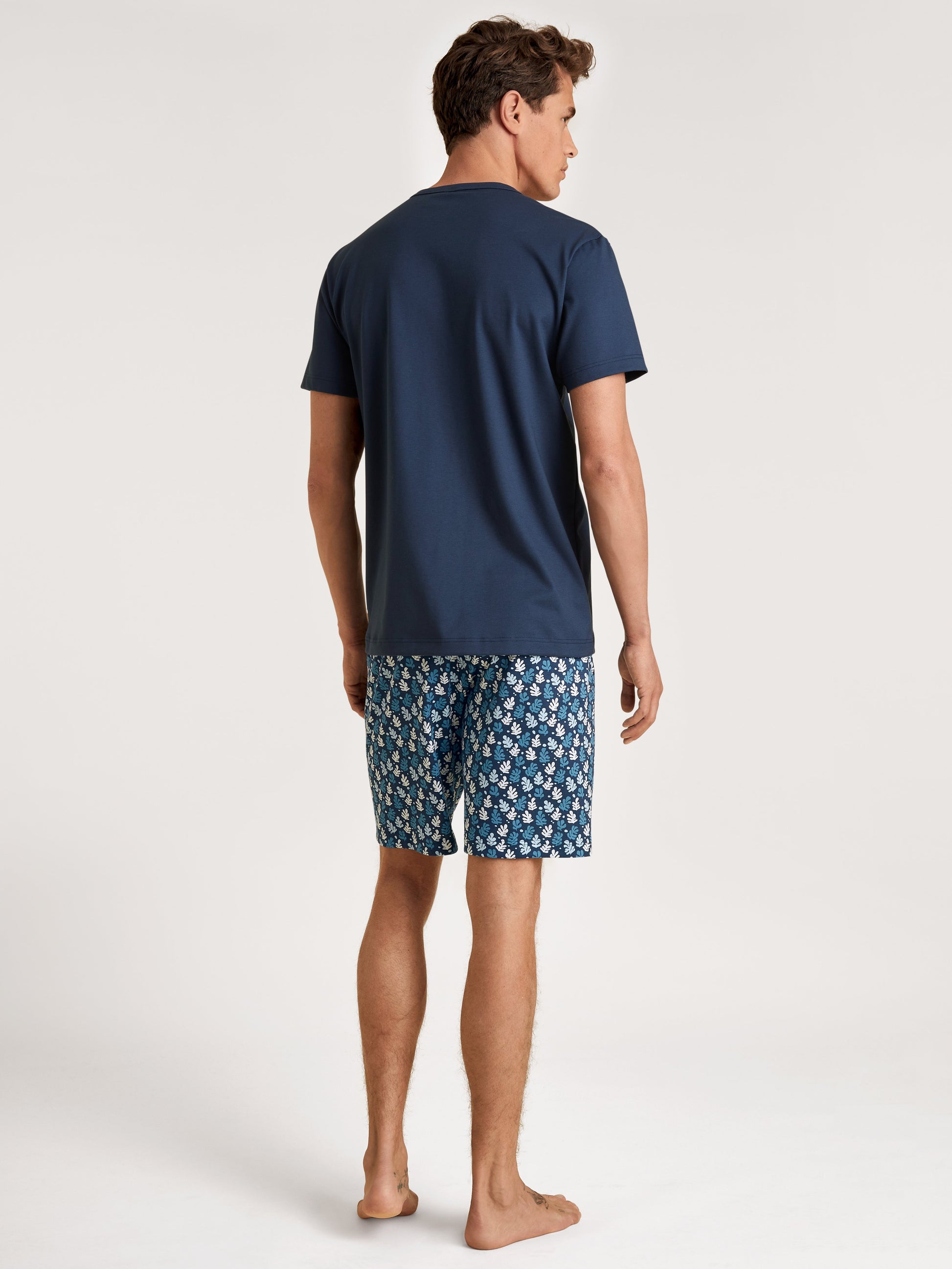 HERREN Pyjama kurz (Insignia Blue)