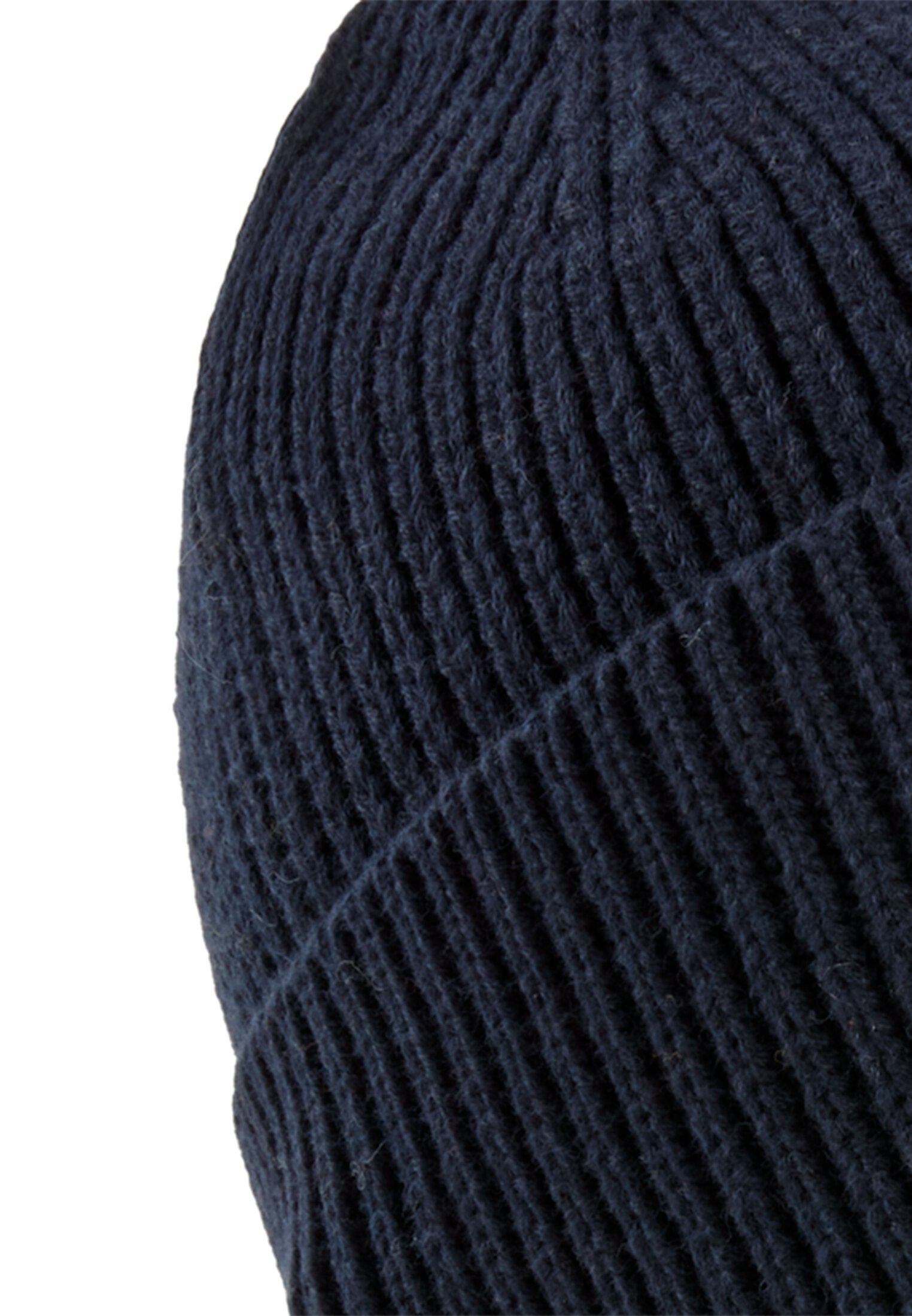 Beanie aus einem Baumwoll-Kaschmir Mix (Dark Blue)