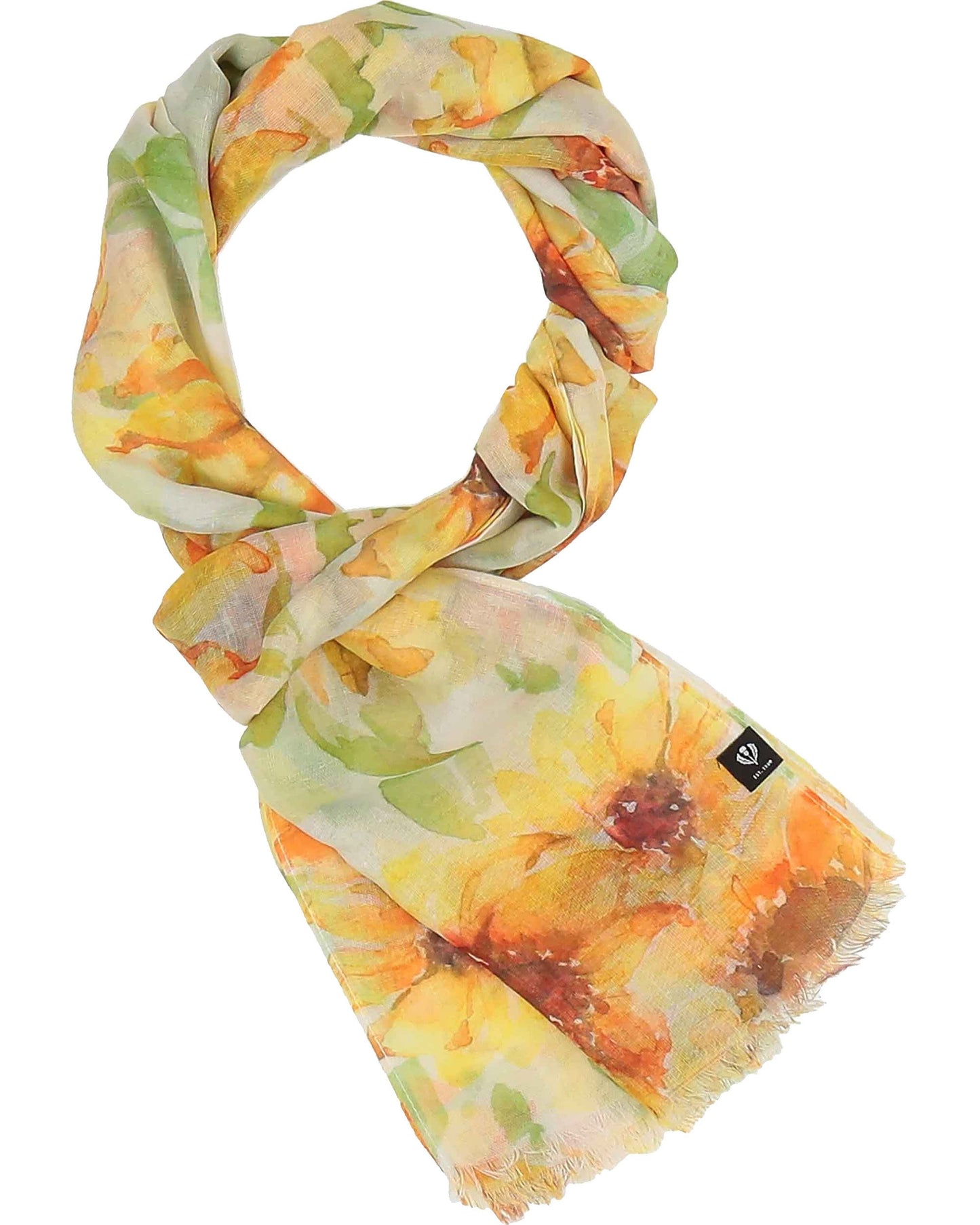 Schal Sustainability Edition - Stola mit Sonnenblumen-Design (Sunflower Yellow)