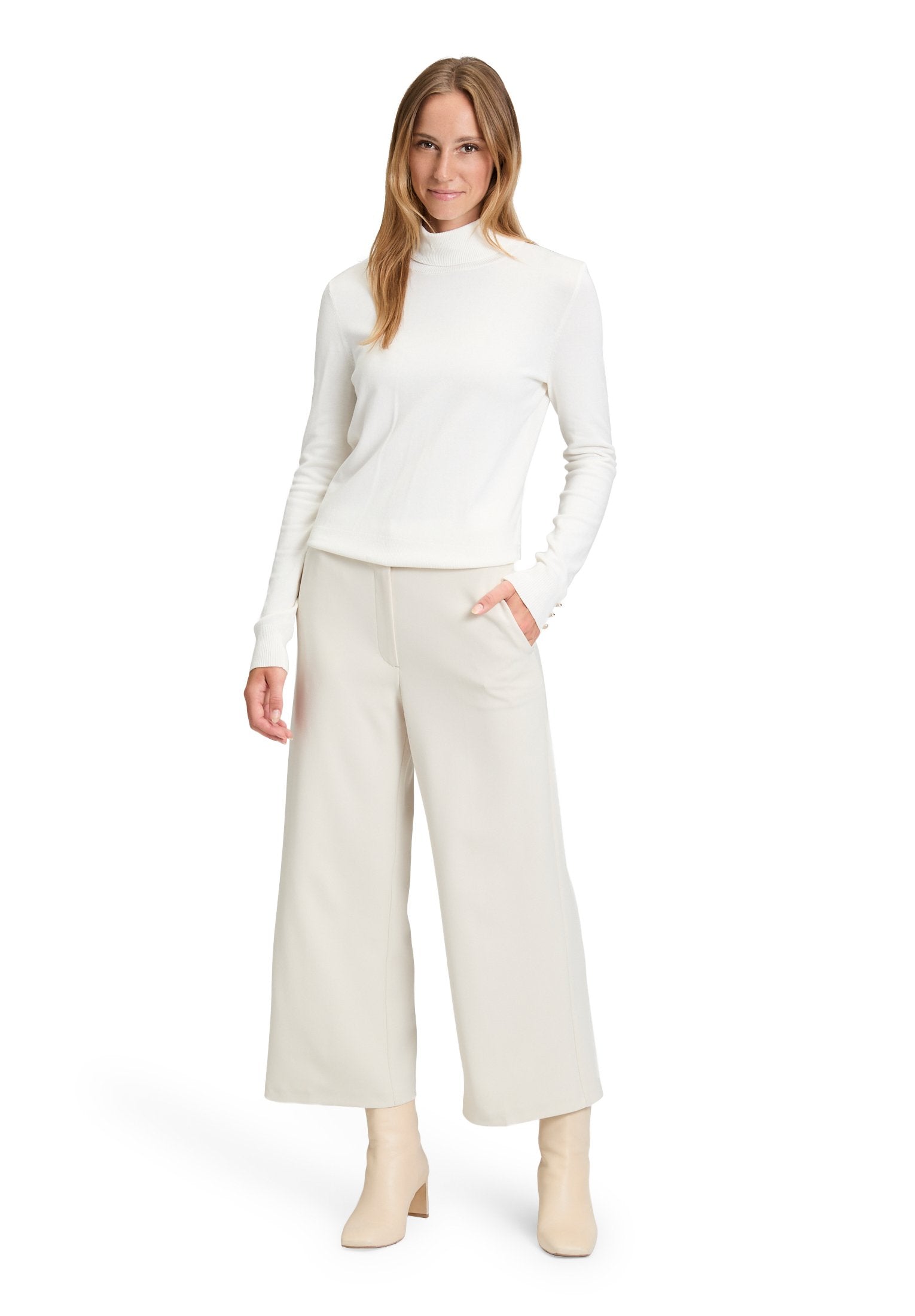 Rollkragenpullover (Offwhite)