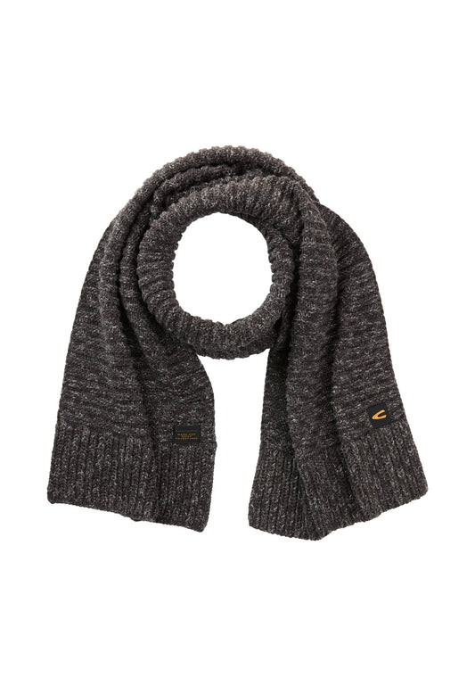 Schal aus reiner Baumwolle (Asphalt)