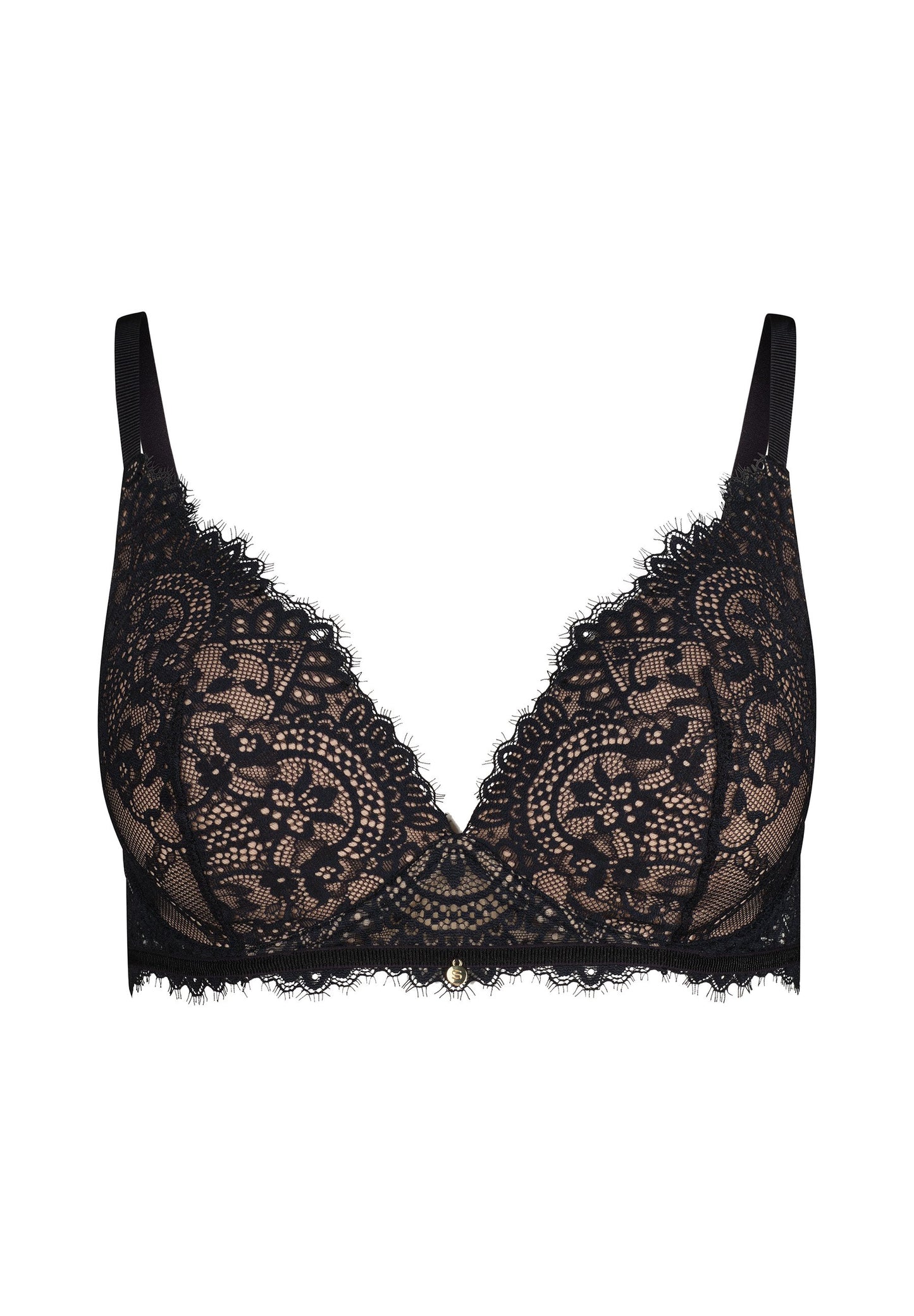 SKINY Damen Triangel gepaddet Gracefulace (Black)