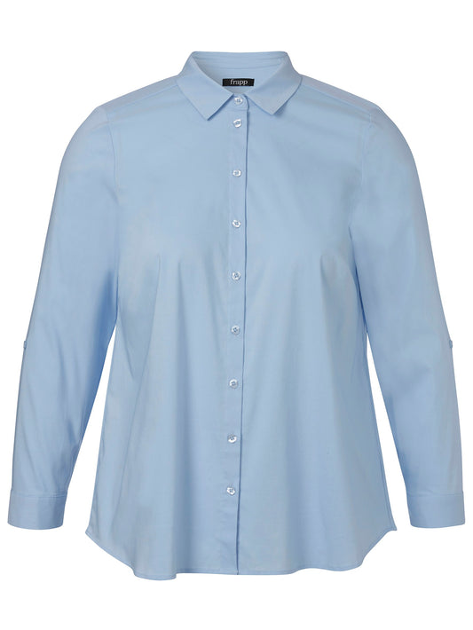 Bluse Hemdkragen 1/1 Arm (Powder Blue)