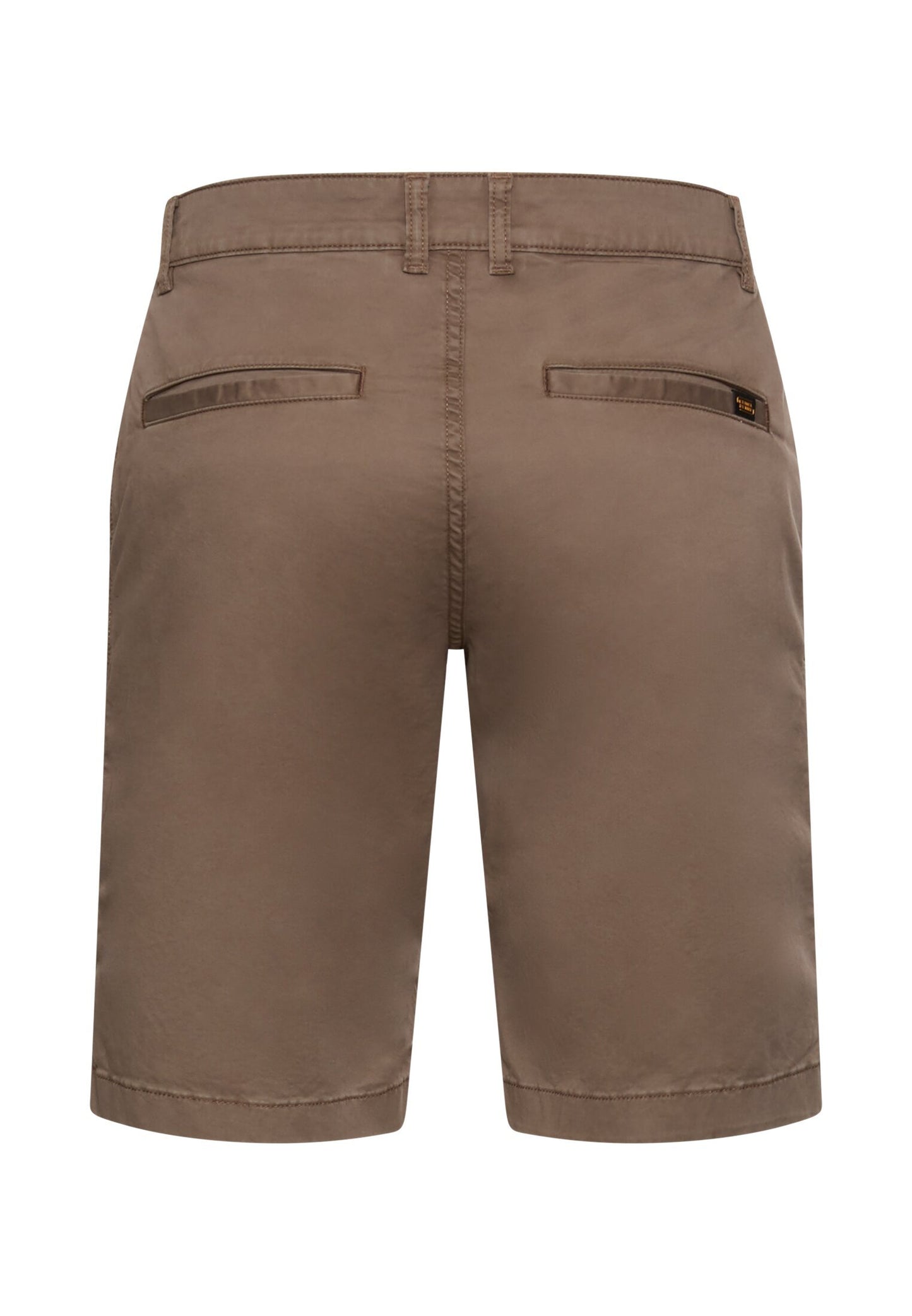 Bermuda Shorts mit Reißverschluss (Mud Brown)