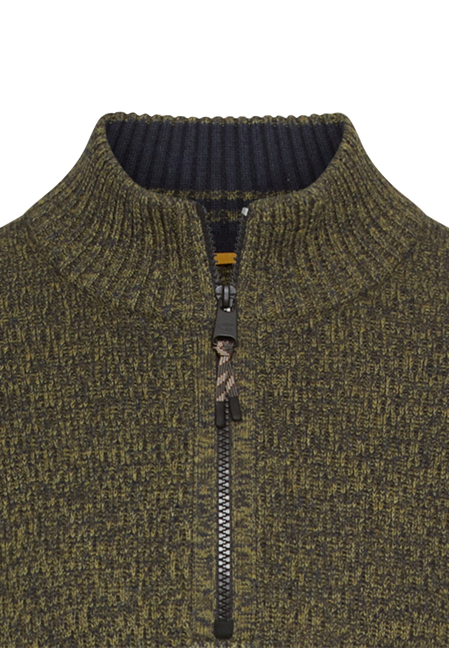 Strick-Troyer mit melierter Struktur (Forest Green)