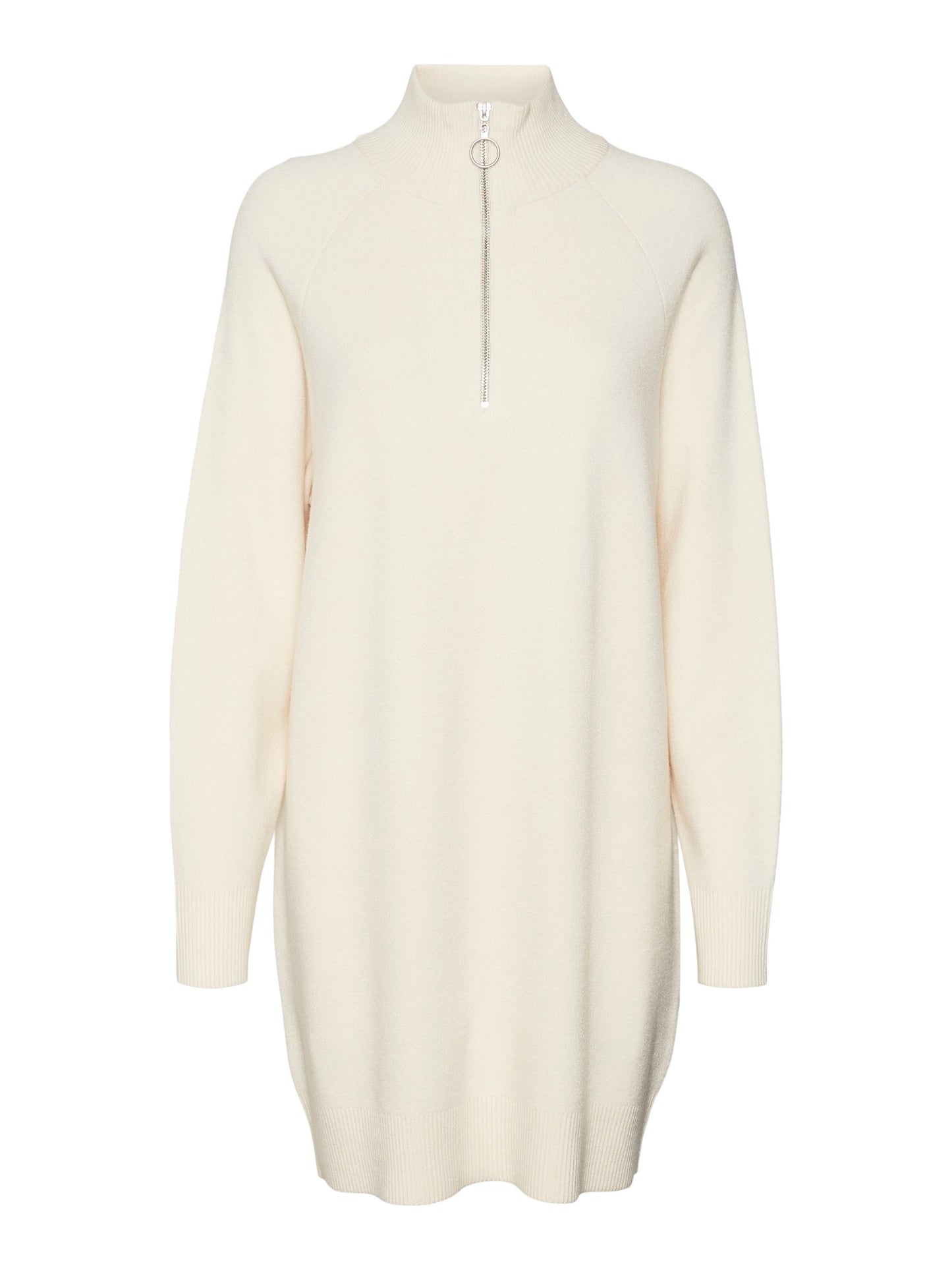 Vmgoldneedle Ls Highnck Zipper Dress Rep (Black)