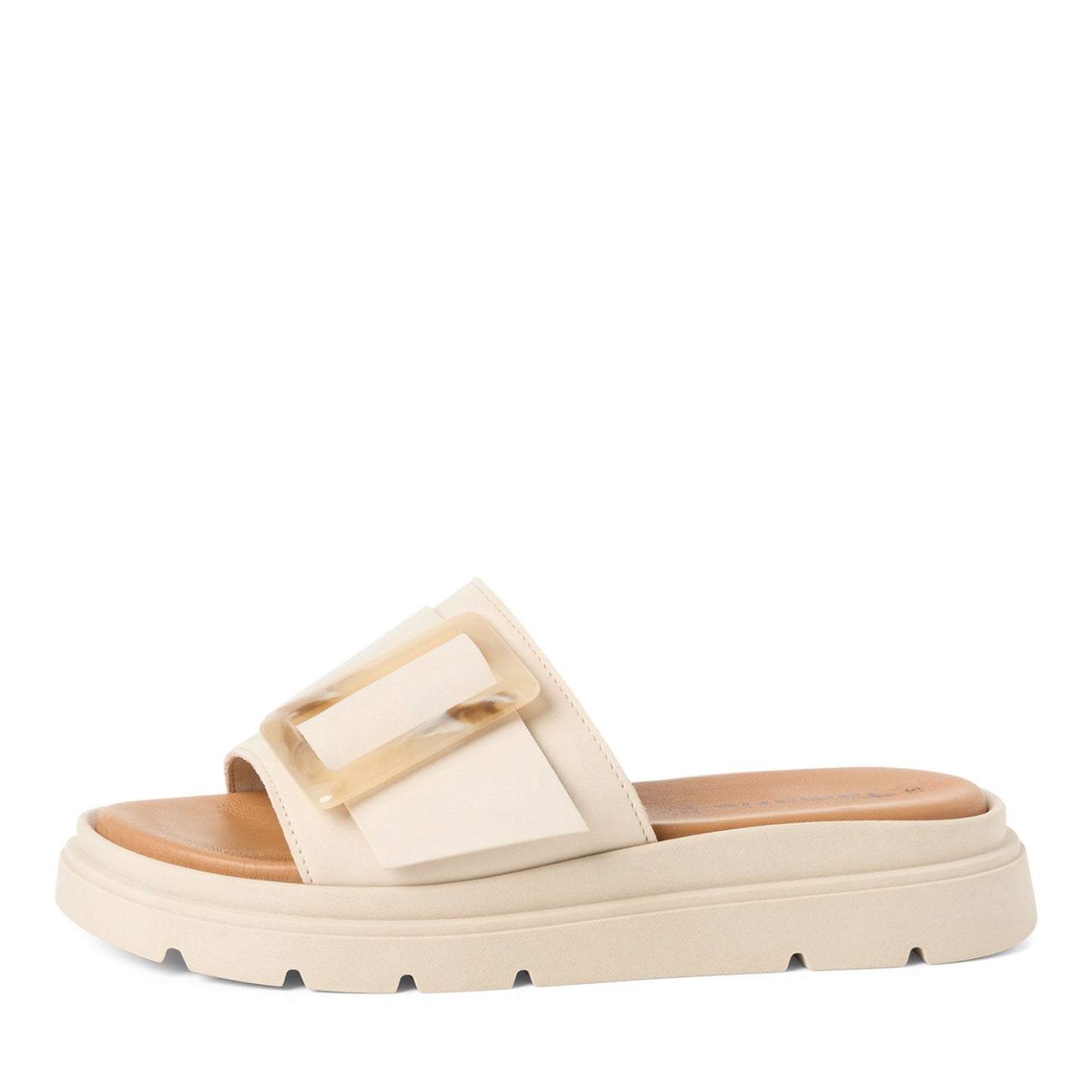 Pantolette (Ivory Nubuc)