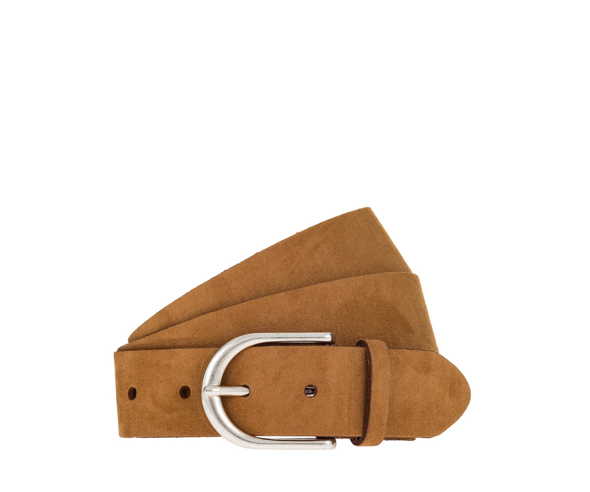 35 mm Veloursgürtel (Cognac)
