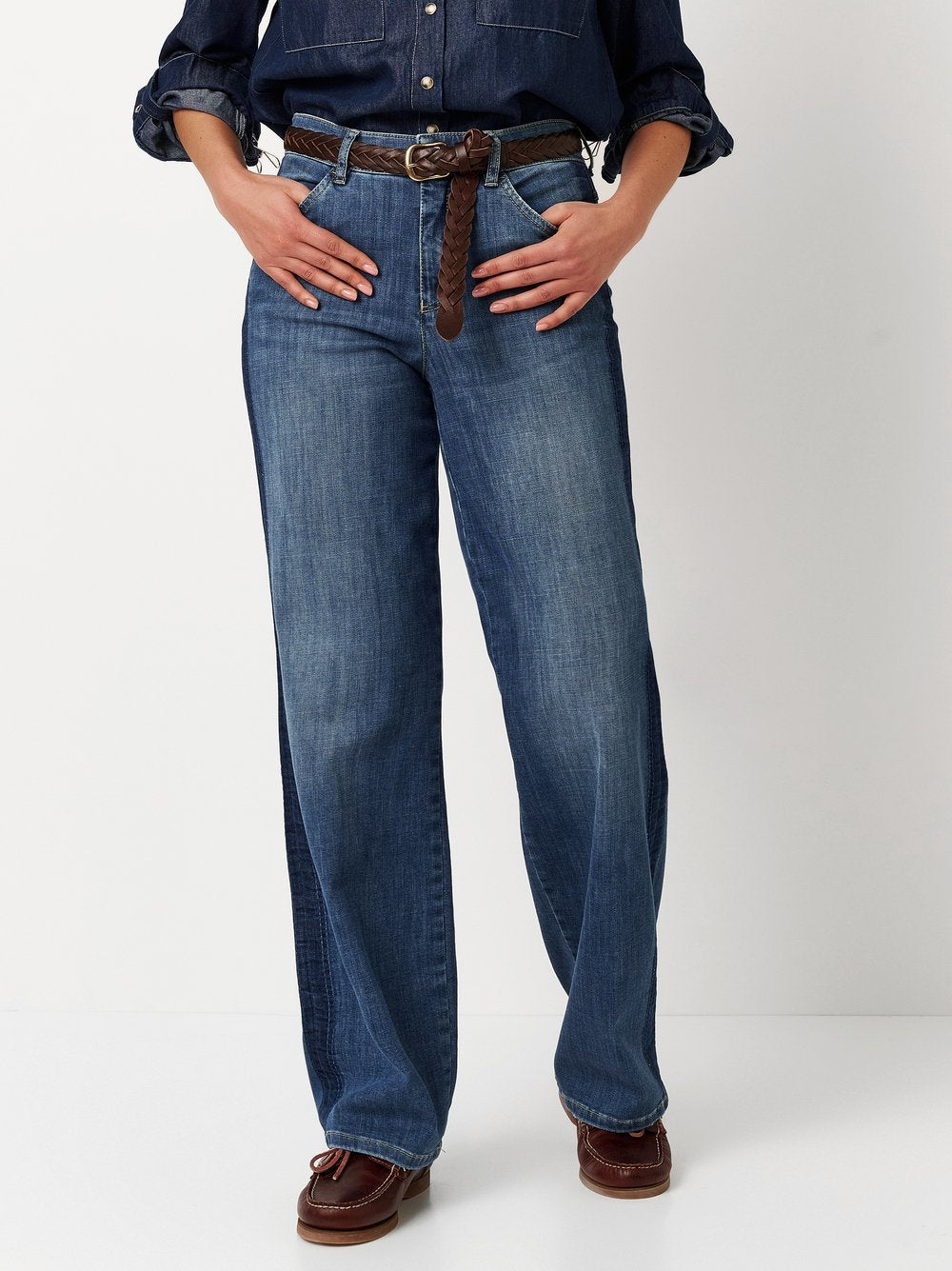 Liv Wide Leg (Mid Blue)