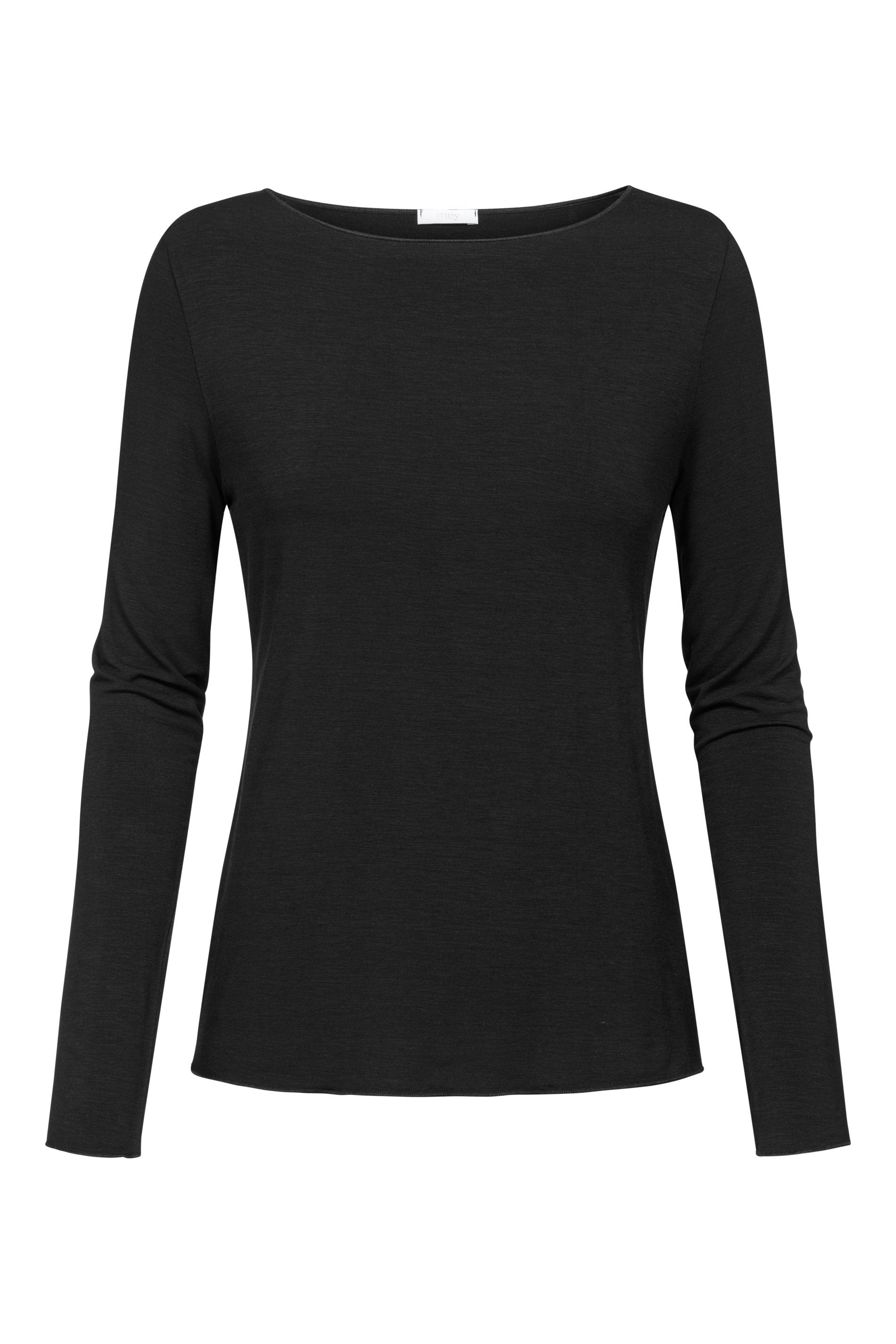 T-Shirt langarm (Schwarz)