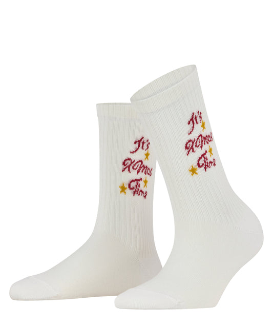 Burlington X-Mas Rib Damen (Off-white)