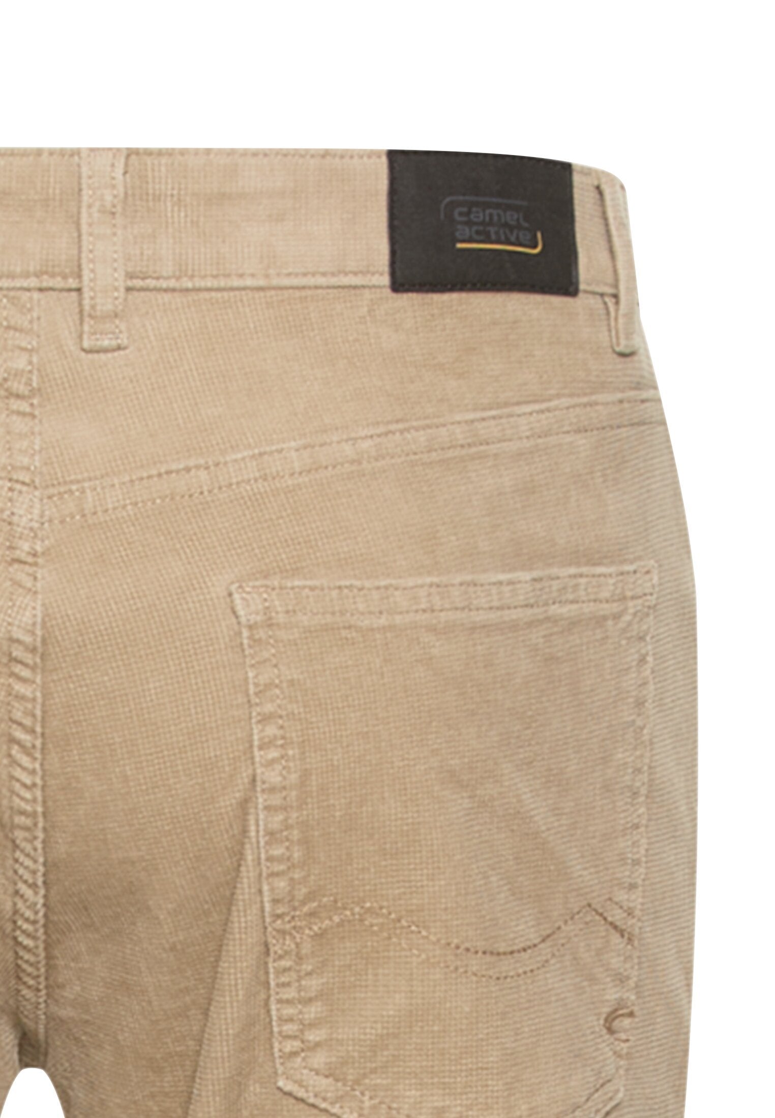5-Pkt Regular Fit Hose aus Baumwollmix (Beige)
