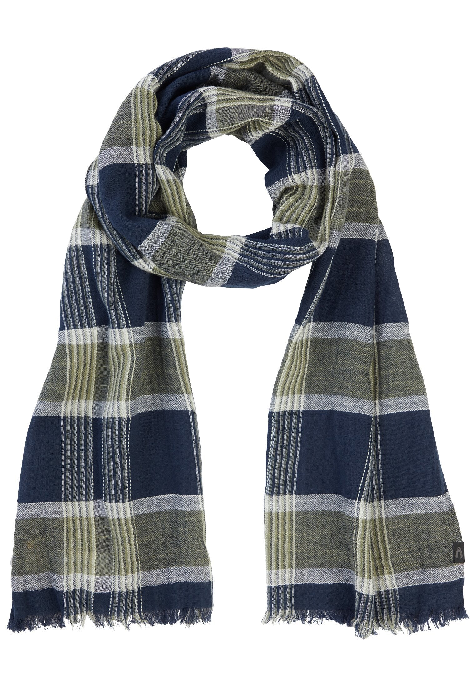 Schal aus Organic Cotton (Dusty Khaki)