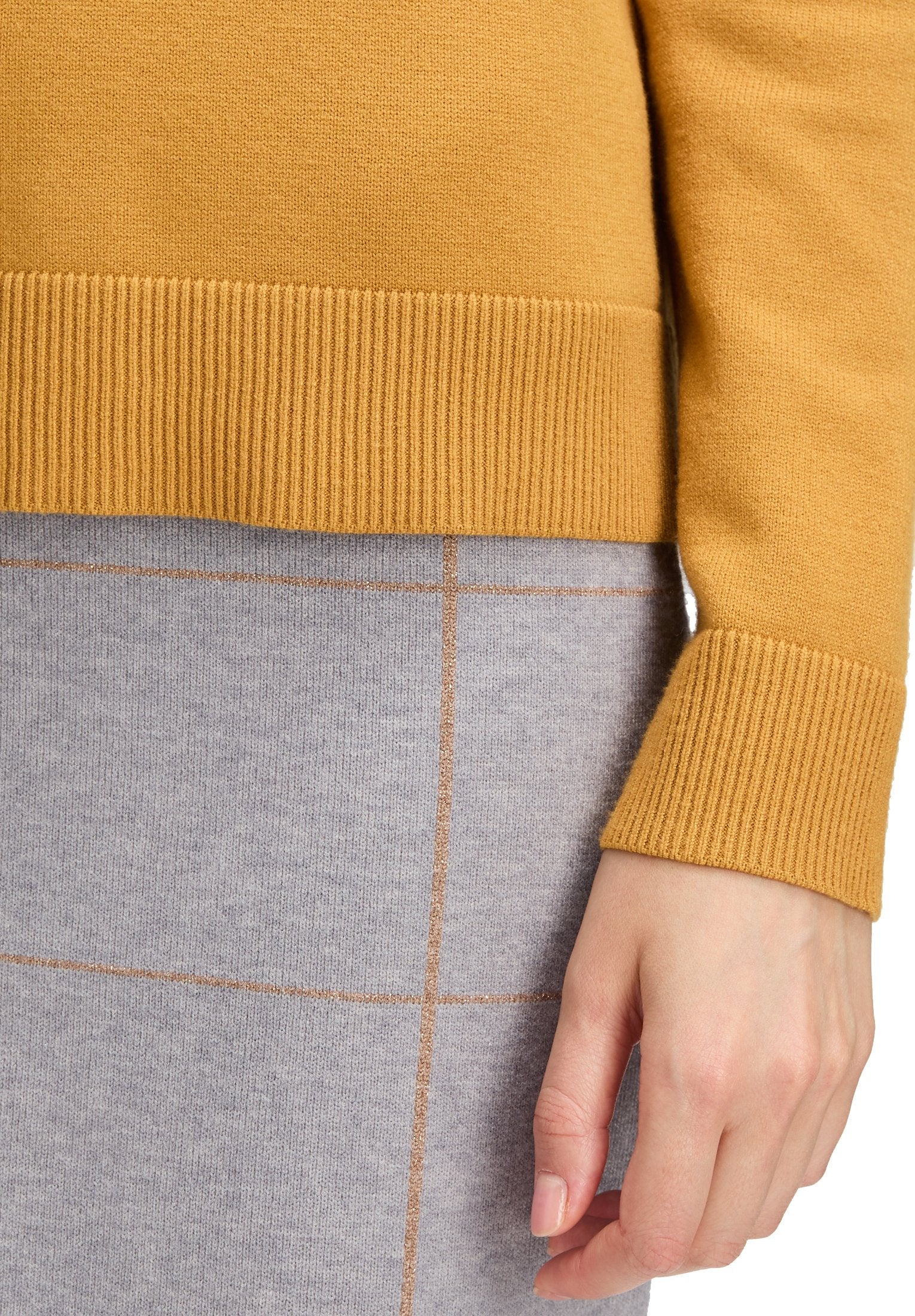 Basic-Strickpullover (Autumn Gold)