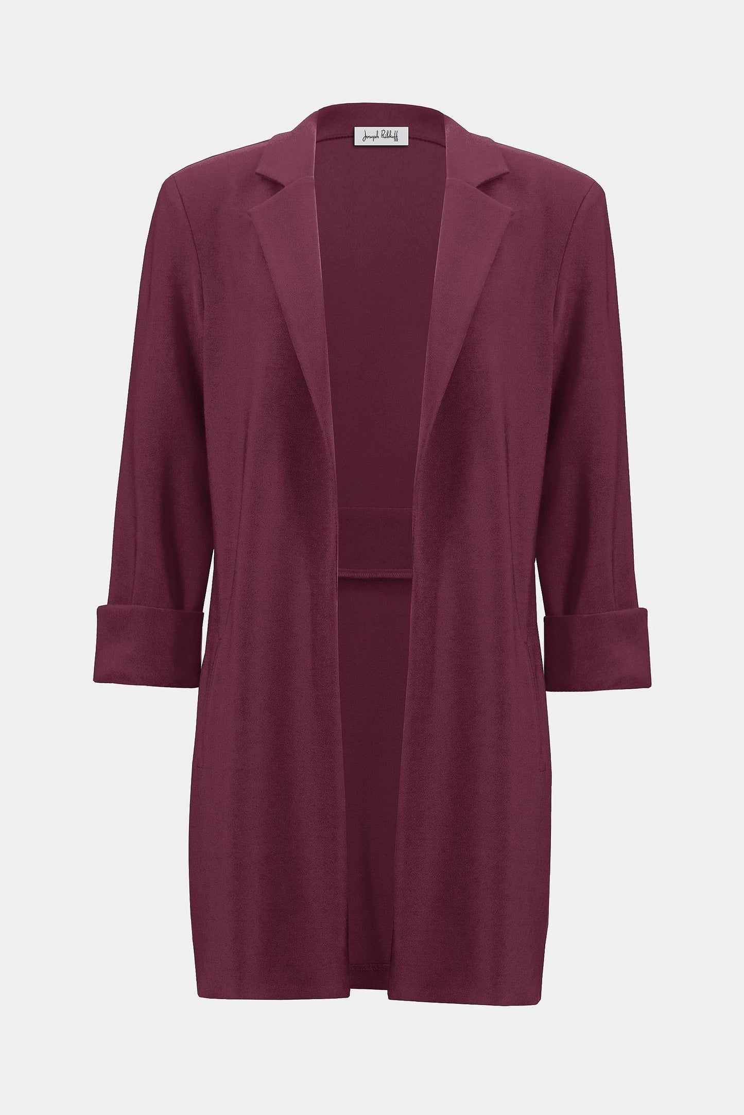 Langer Jerseyblazer (Merlot)