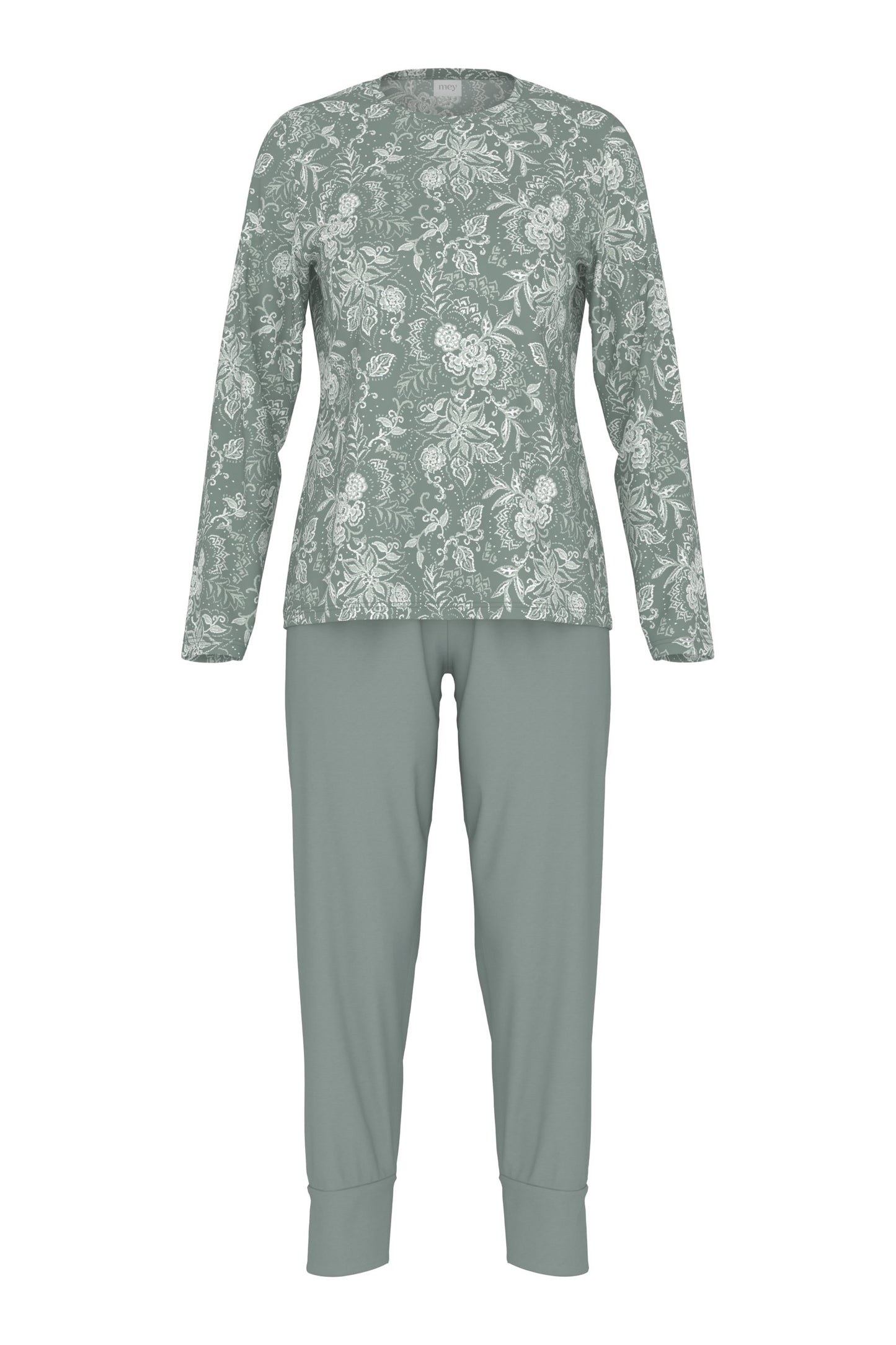 Anzug 7/8 lang, langarm (Dusty Teal)