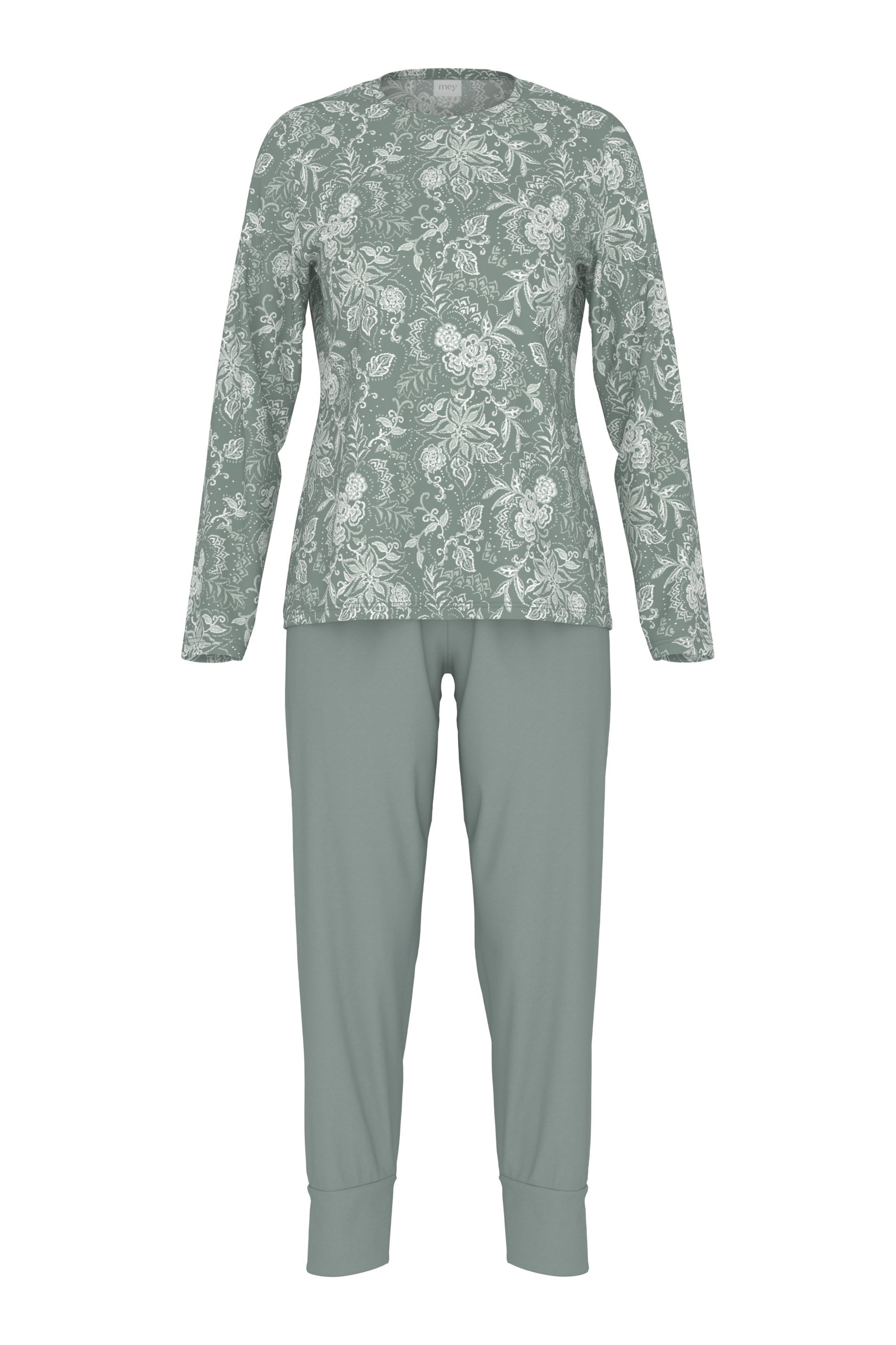 Anzug 7/8 lang, langarm (Dusty Teal)