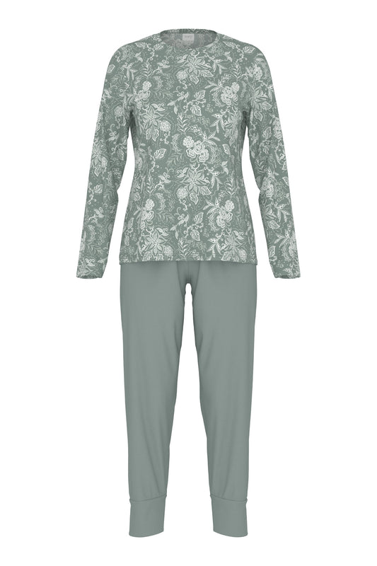 Anzug 7/8 lang, langarm (Dusty Teal)