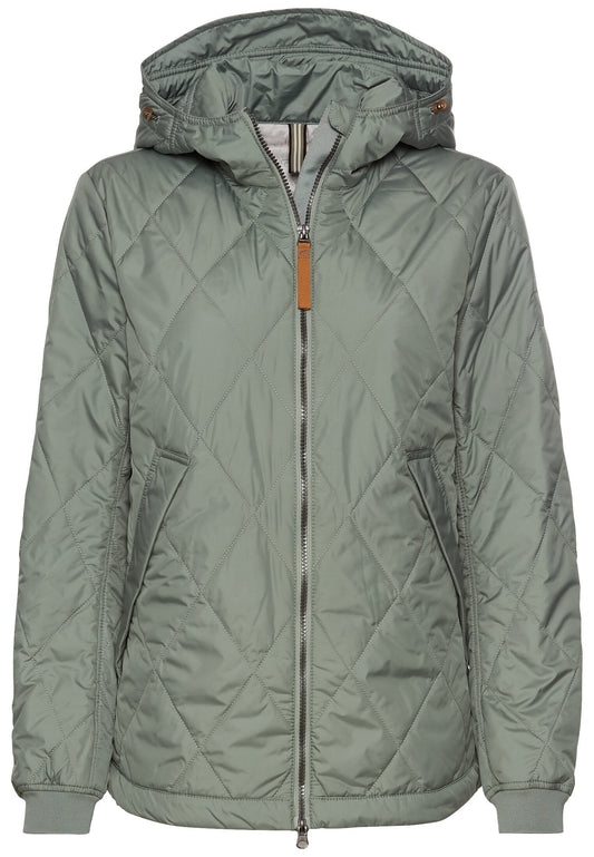 Jacke mit Diamant Steppung (Dusty Mint)