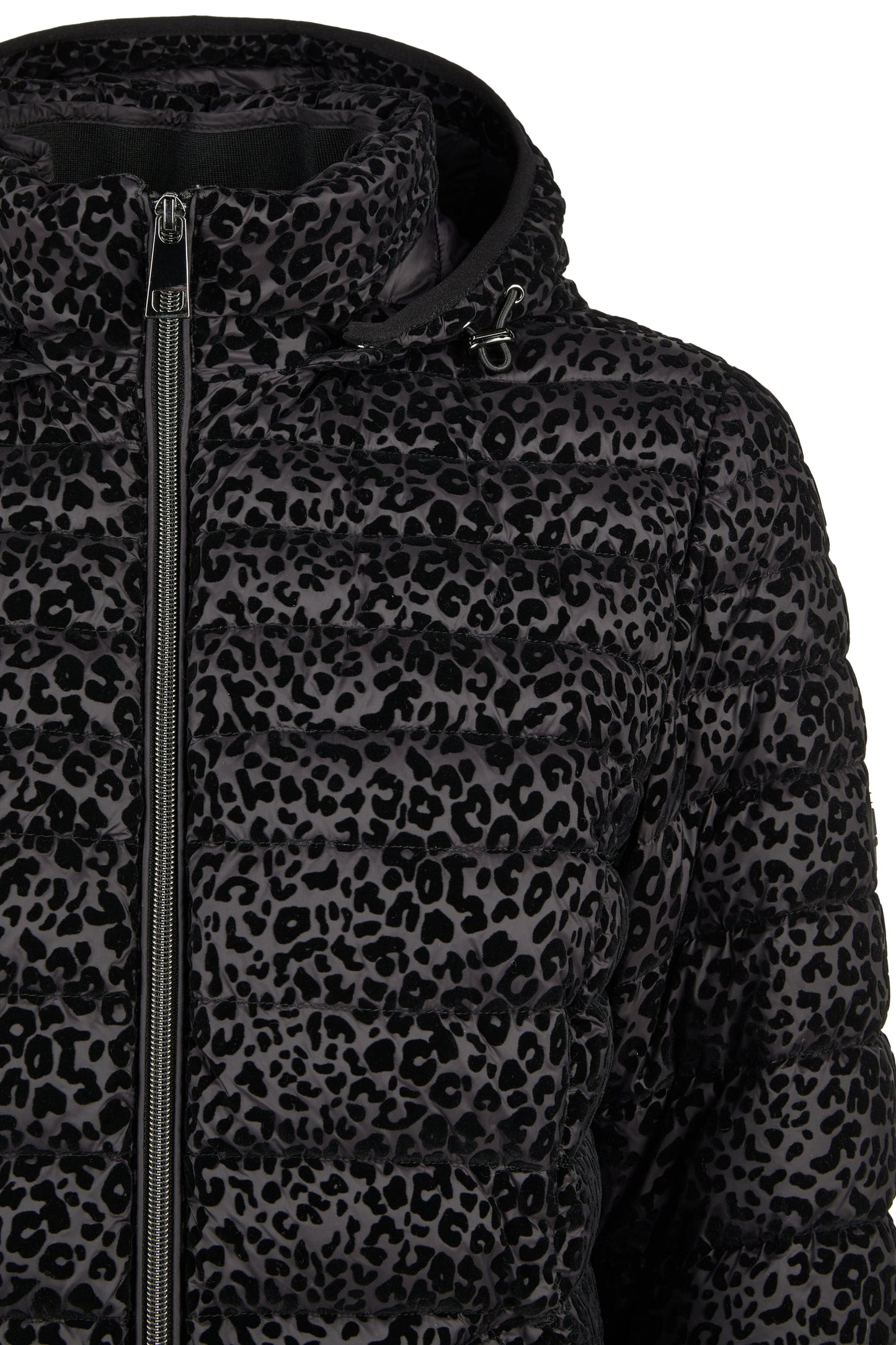 Jacke Down Free mit Kapuze (Black)