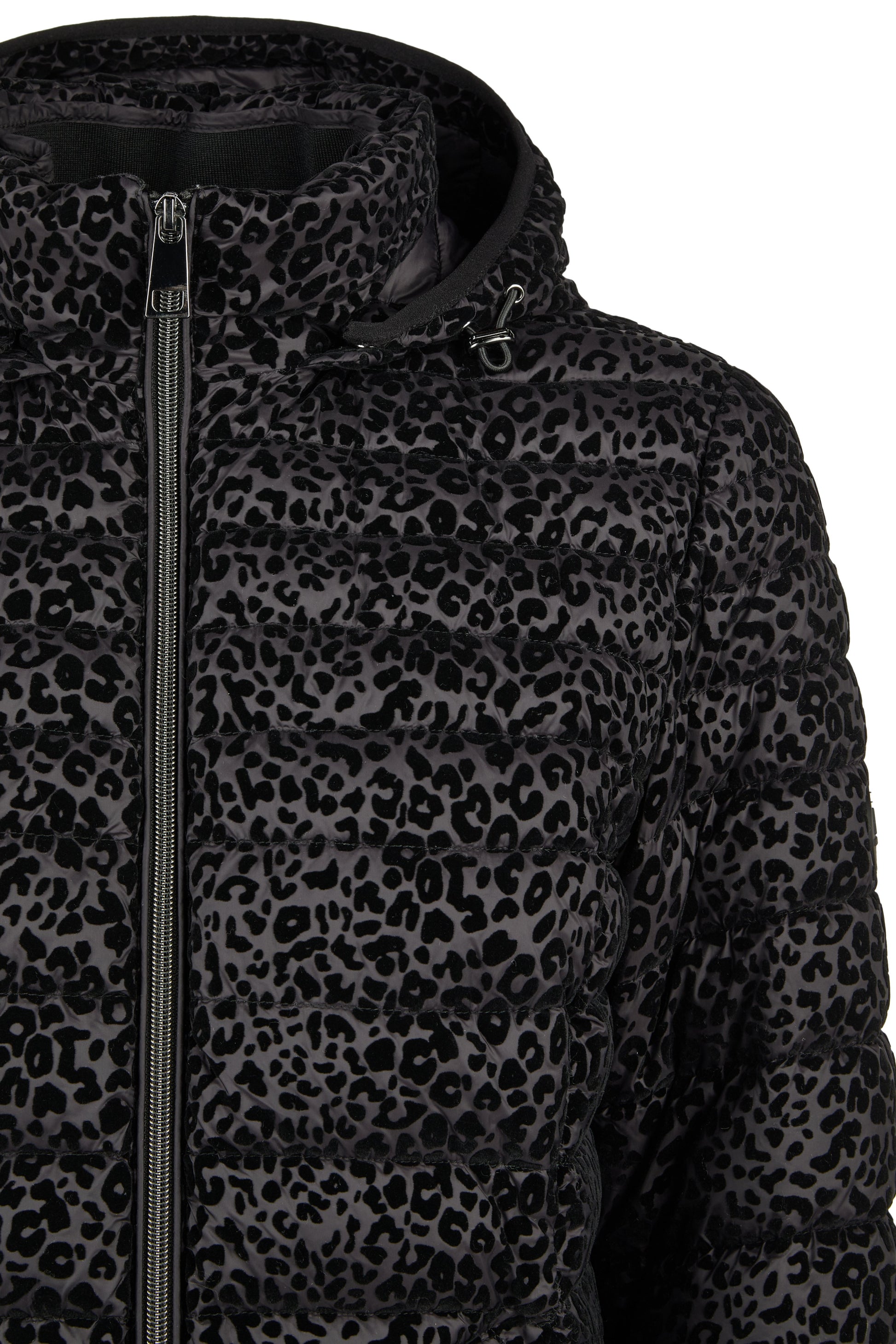 Jacke Down Free mit Kapuze (Black)