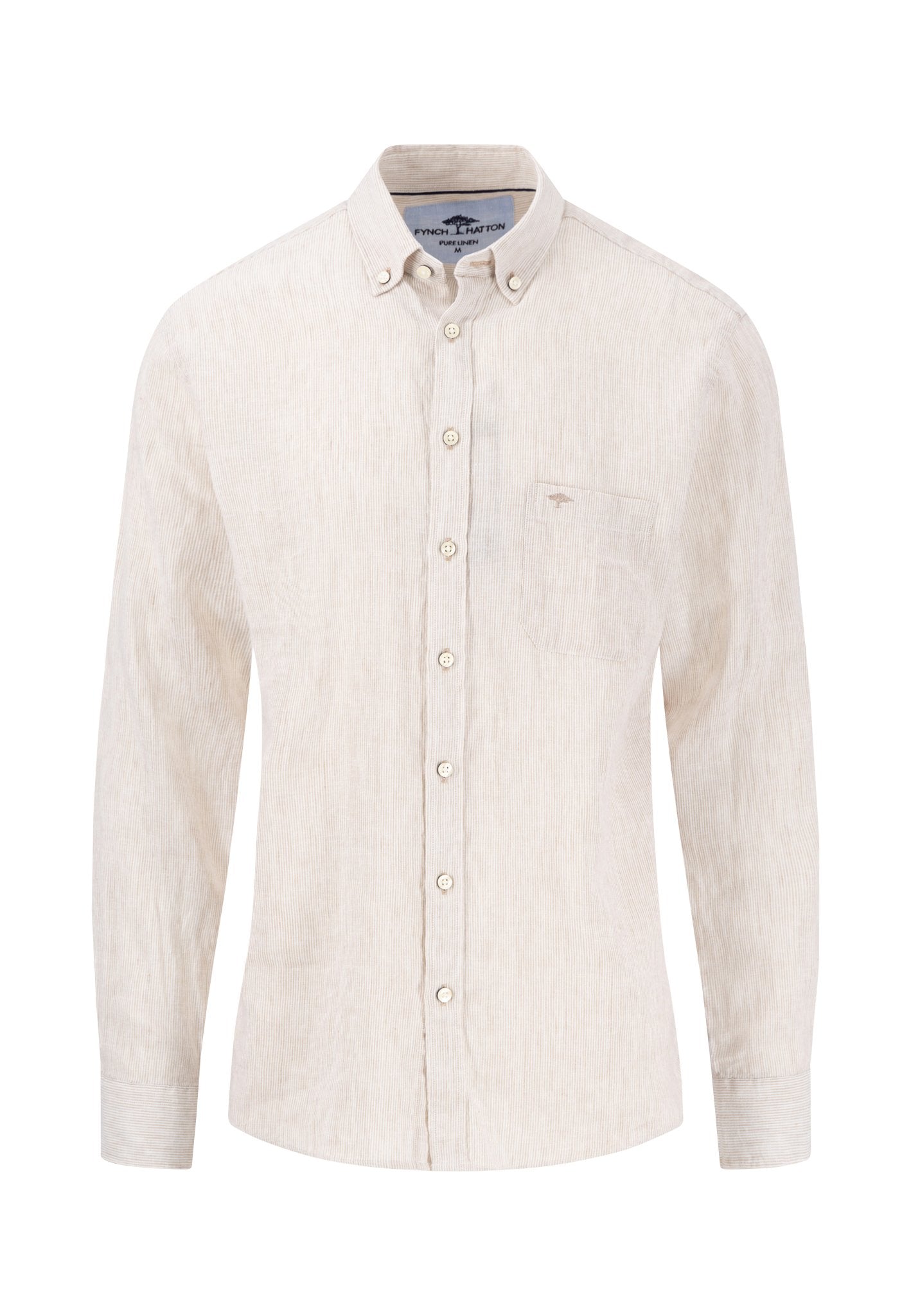 Linen Fine Stripe, B.D., 1/1 (Sand)